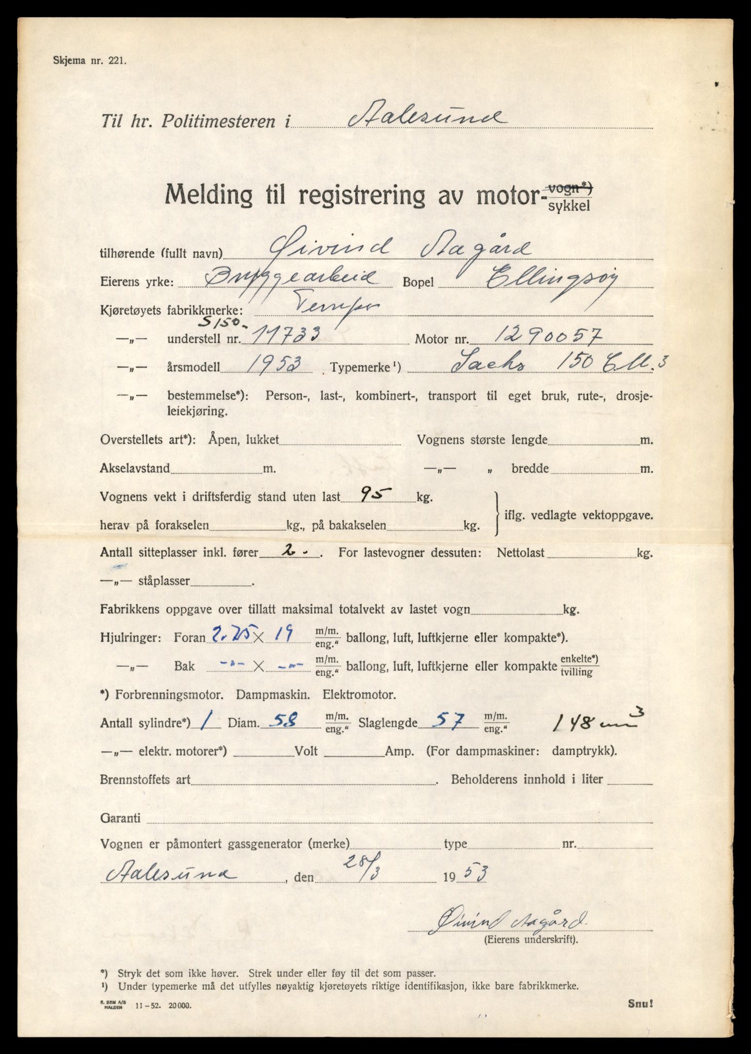 Møre og Romsdal vegkontor - Ålesund trafikkstasjon, AV/SAT-A-4099/F/Fe/L0031: Registreringskort for kjøretøy T 11800 - T 11996, 1927-1998, s. 1967