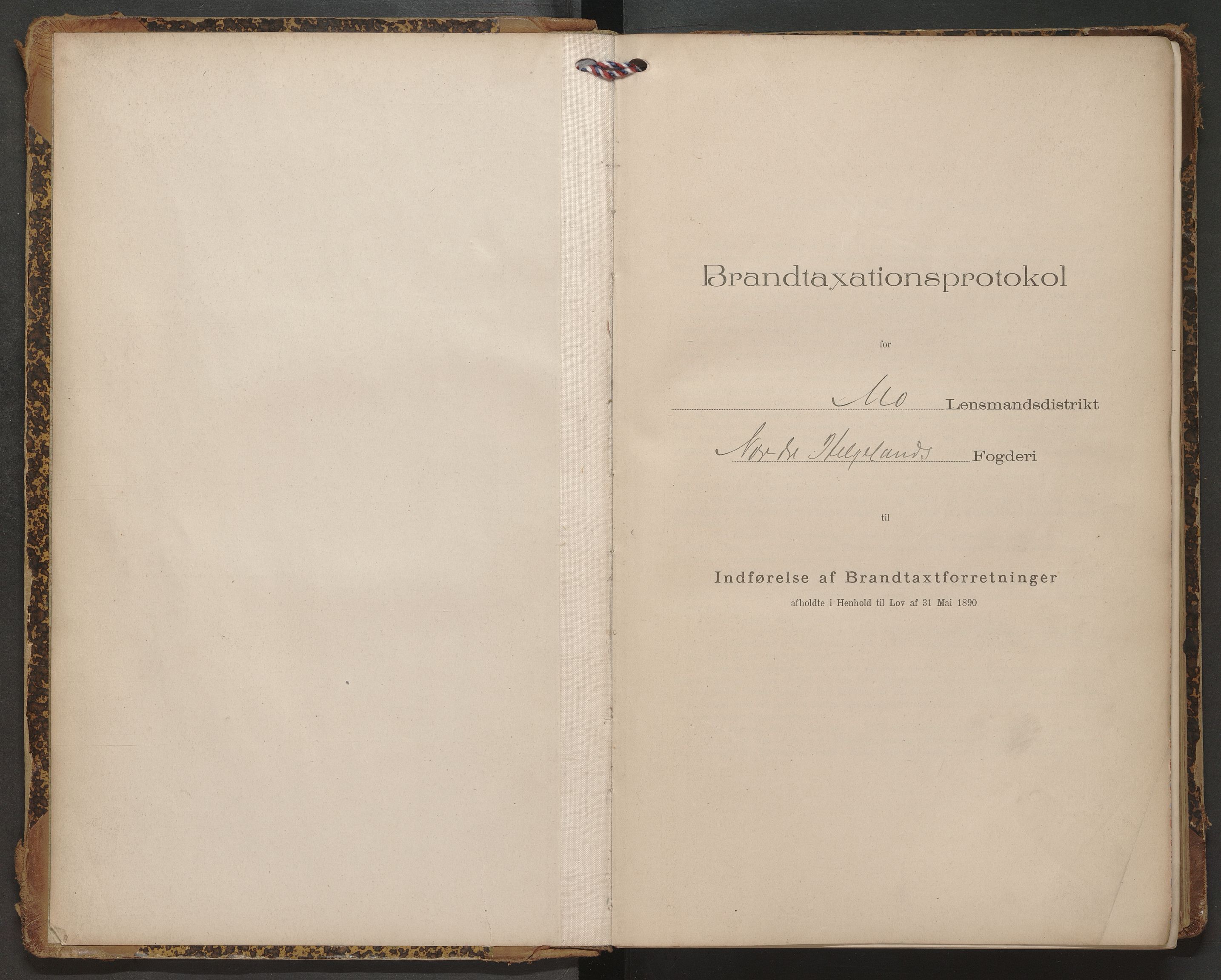 Norges Brannkasse Mo, AV/SAT-A-1728/E/Ea/L0007: Skjematakster, 1908-1912