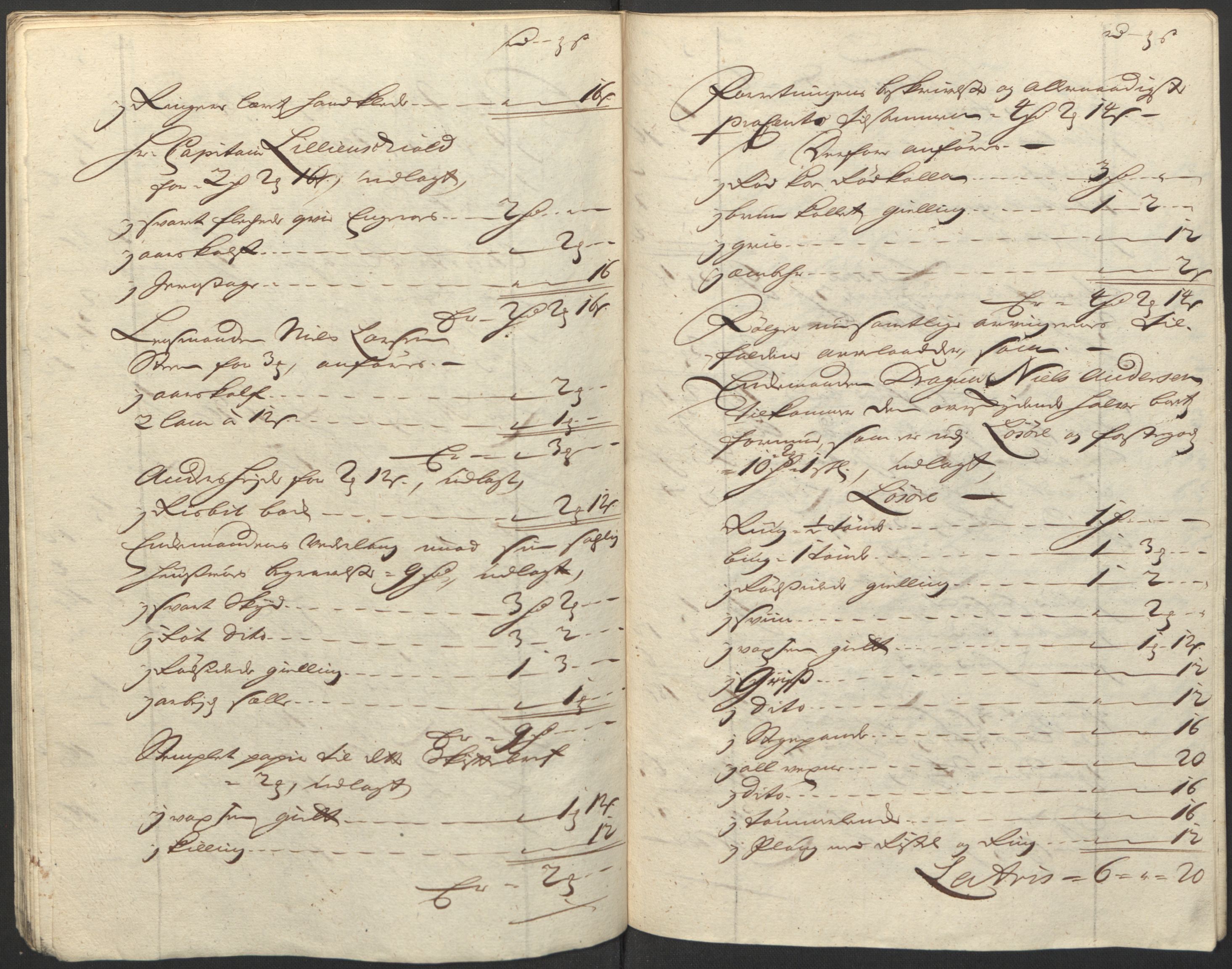 Forsvaret, Generalauditøren, AV/RA-RAFA-1772/F/Fj/Fjb/L0004: Skifter nr. 160 - 194 (1723, 1724), 1723-1724, s. 106
