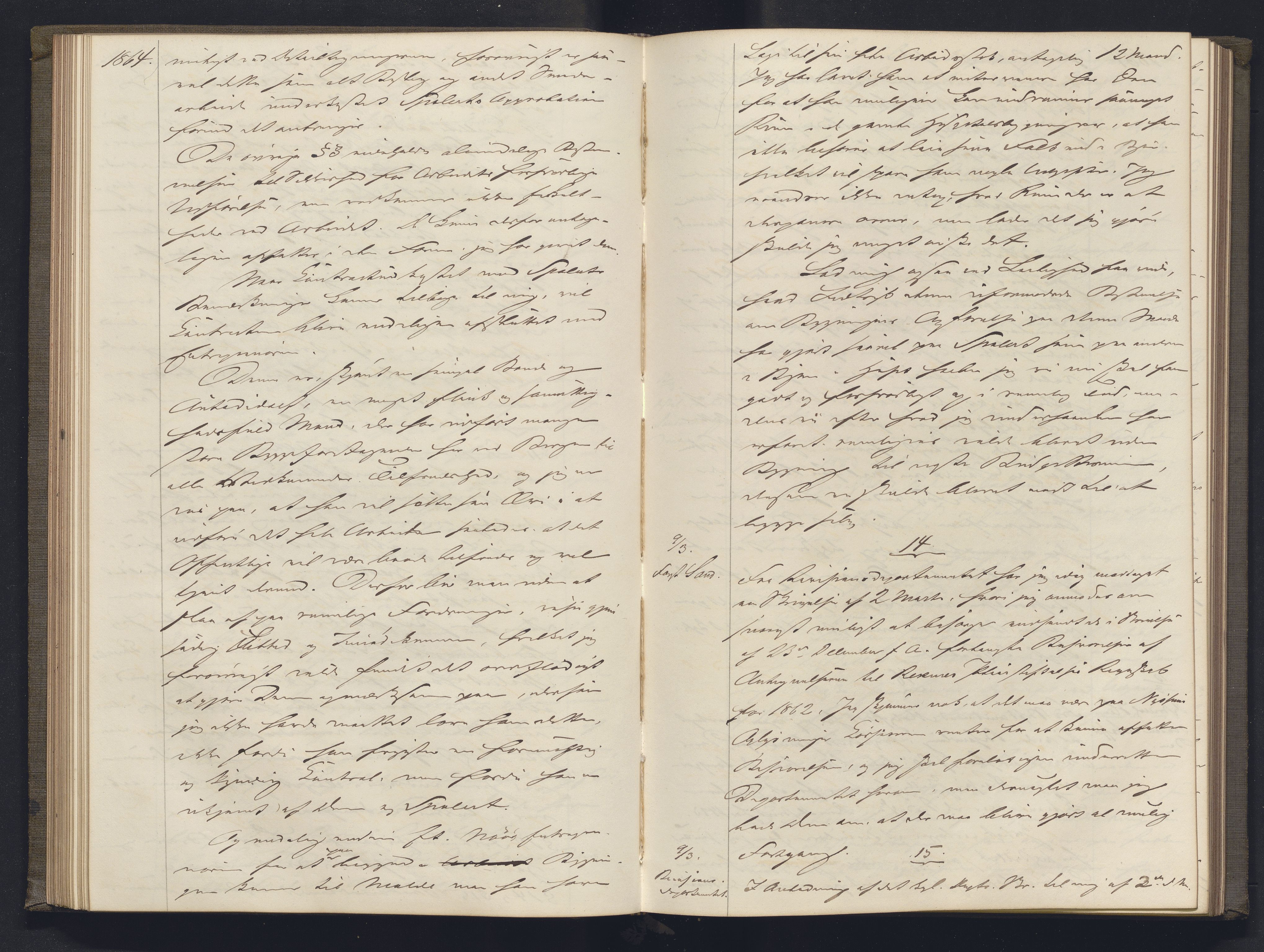 Lepraarkiver - Overlegen for den spedalske sykdom, AV/SAB-A-61001/B.b/L0003: Kopibok, 1862-1865