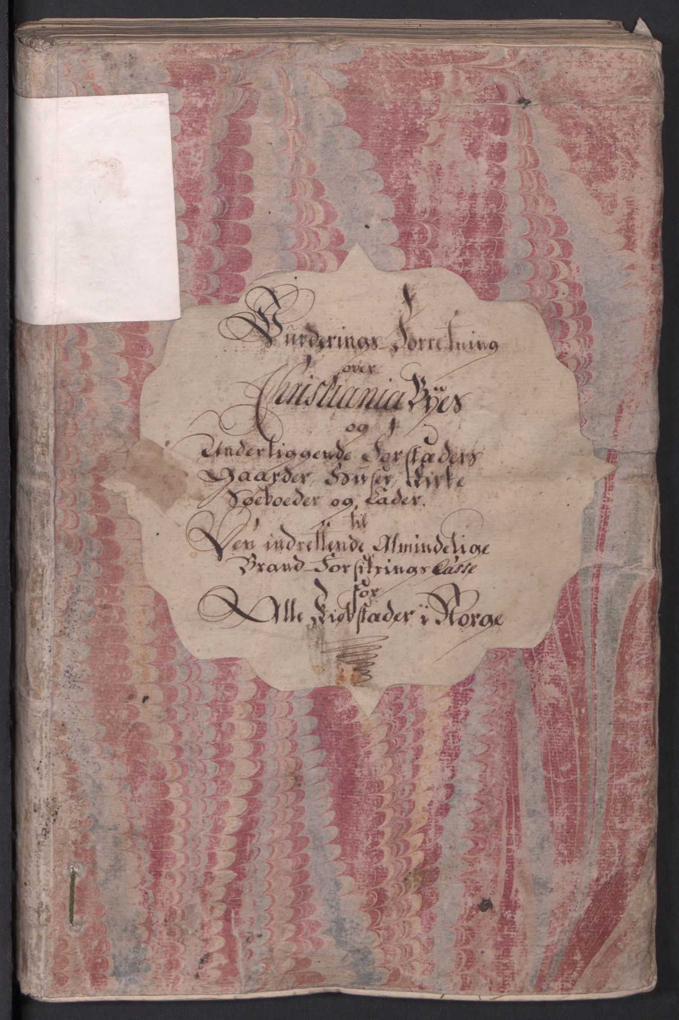 Kristiania stiftamt, AV/SAO-A-10386/I/Ia/L0001/0002: Branntakster / Christiania, 1766-1767