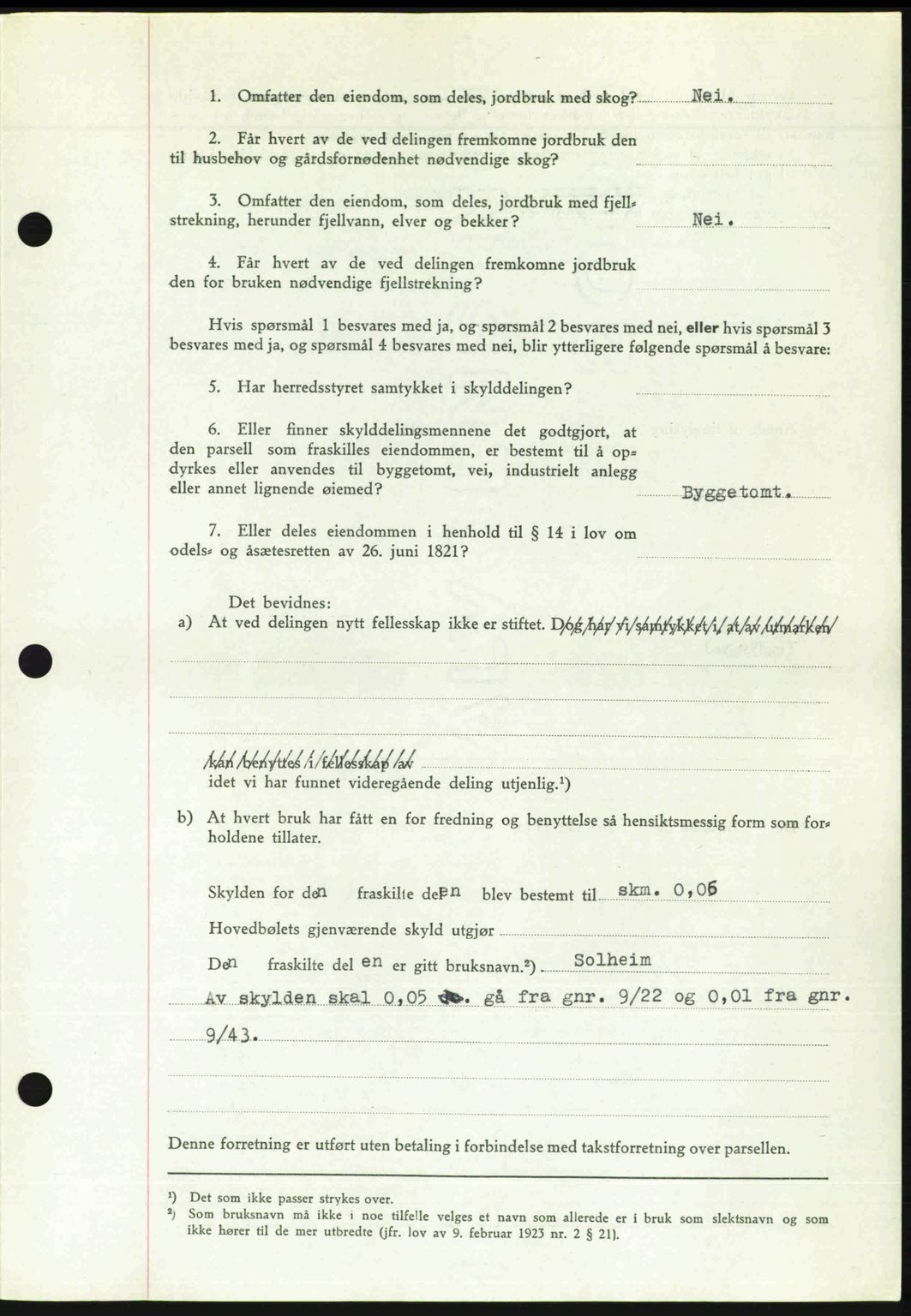 Romsdal sorenskriveri, AV/SAT-A-4149/1/2/2C: Pantebok nr. A30, 1949-1949, Dagboknr: 1931/1949