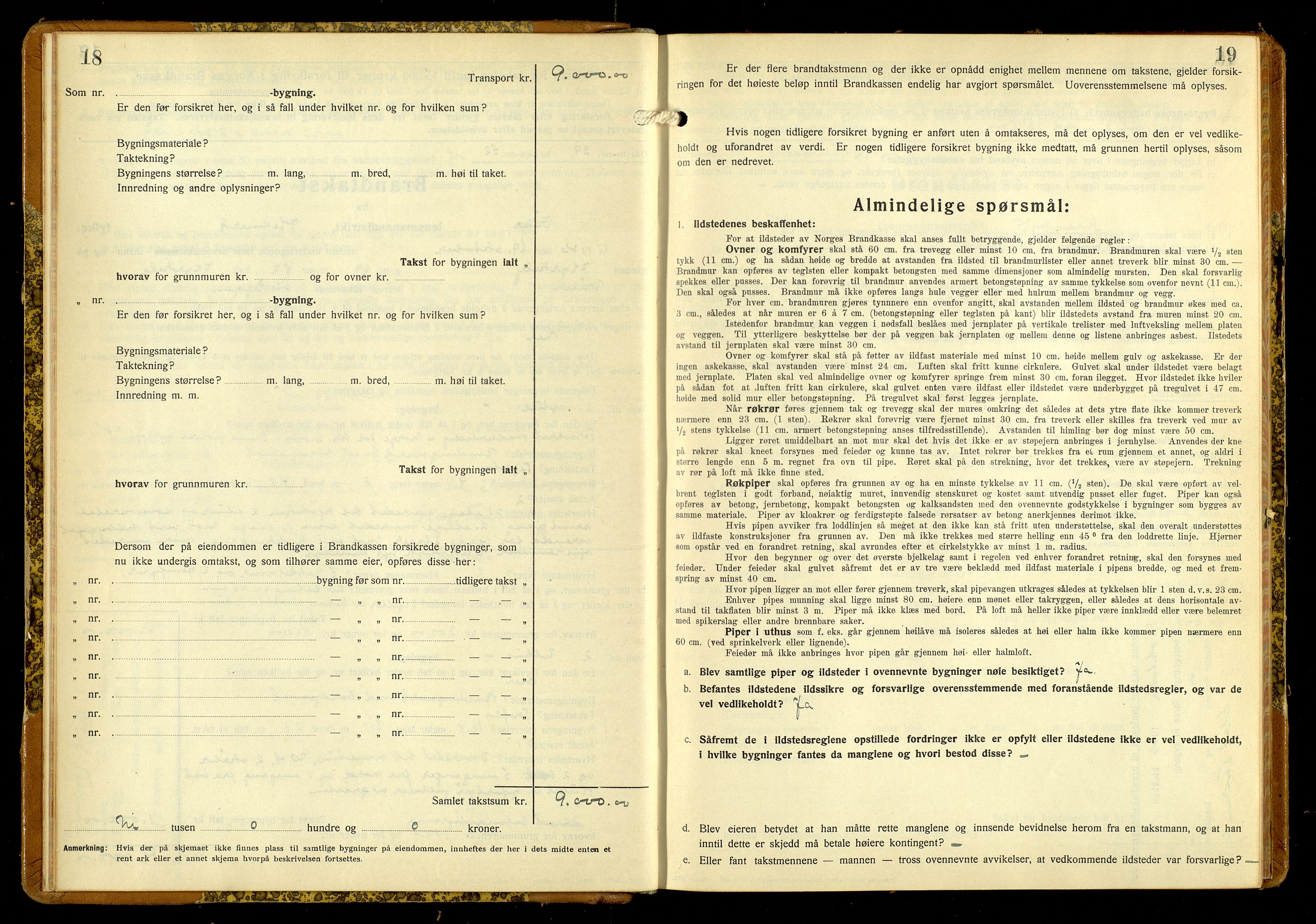 Norges Brannkasse, Våler, Hedmark, AV/SAH-NBRANV-019/F/L0026: Branntakstprotokoll, 1936-1938