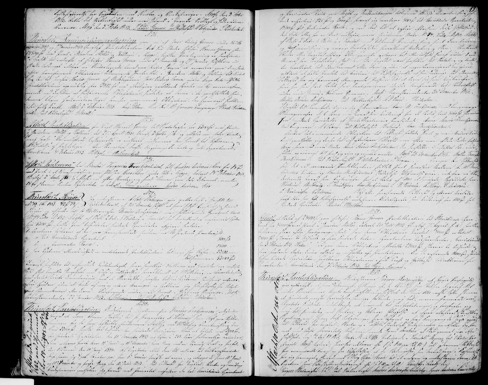 Moss sorenskriveri, SAO/A-10168: Pantebok nr. 11, 1852-1859, s. 19