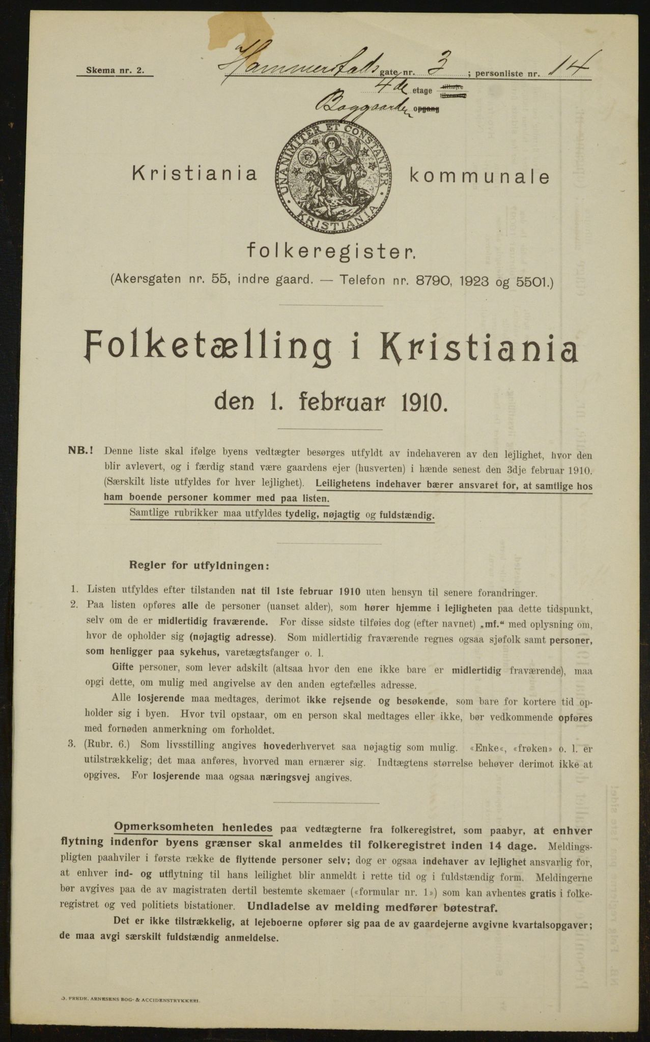 OBA, Kommunal folketelling 1.2.1910 for Kristiania, 1910, s. 32403