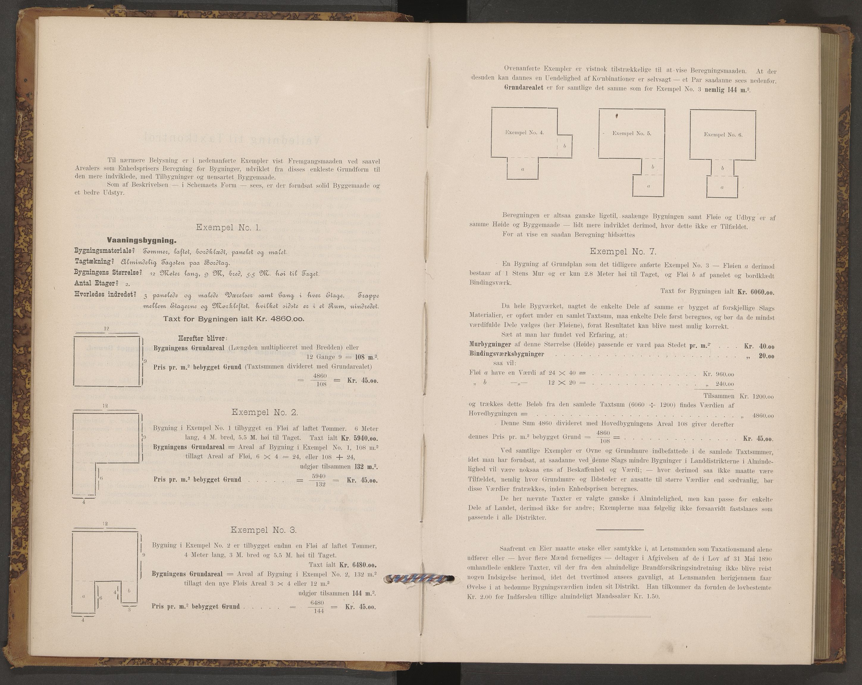 Øvre Sandsvær lensmannskontor, AV/SAKO-A-514/Y/Yc/Ycb/L0001: Skjematakstprotokoll, 1895-1906