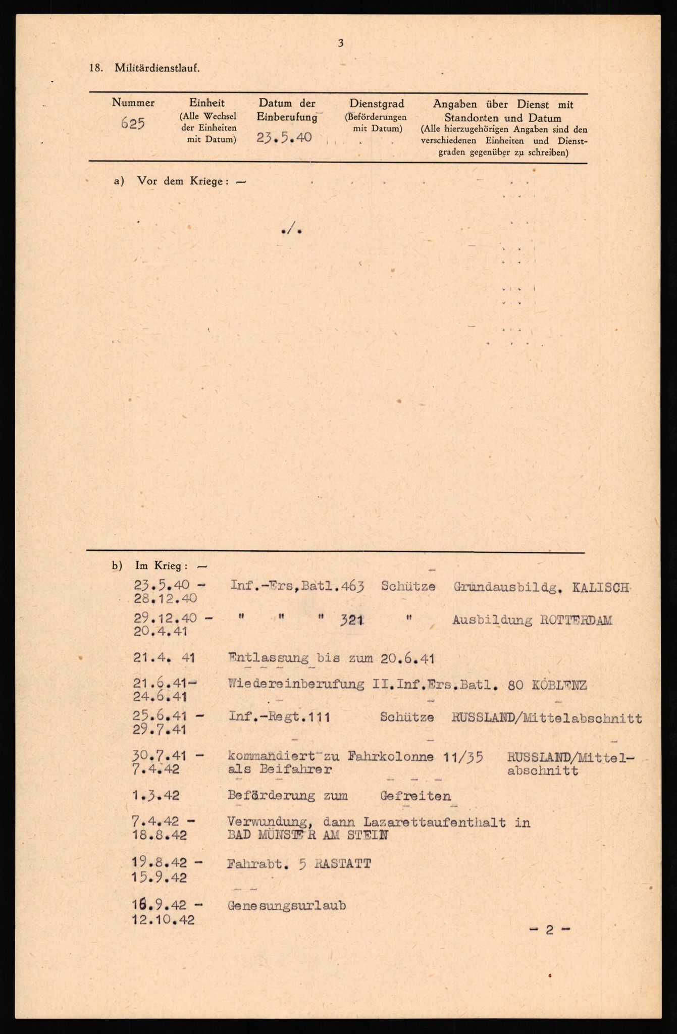 Forsvaret, Forsvarets overkommando II, AV/RA-RAFA-3915/D/Db/L0032: CI Questionaires. Tyske okkupasjonsstyrker i Norge. Tyskere., 1945-1946, s. 242