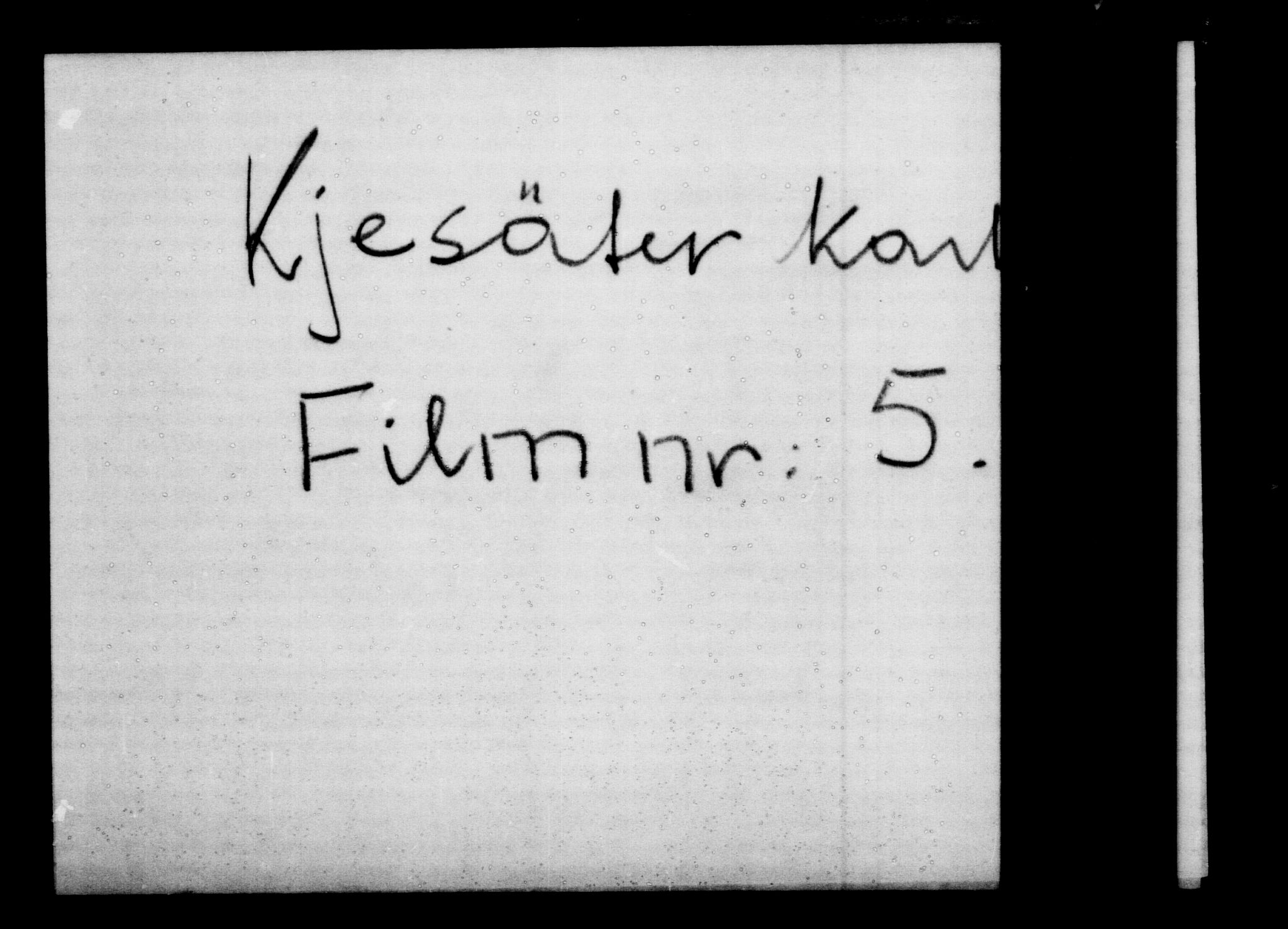 Utenriksstasjonene, Legasjonen i Stockholm, Flyktningkontoret, AV/RA-S-6753/V/Va/L0005: Kjesäterkartoteket, flyktninger med registreringsnr. 6600-9417, 1940-1945, s. 1