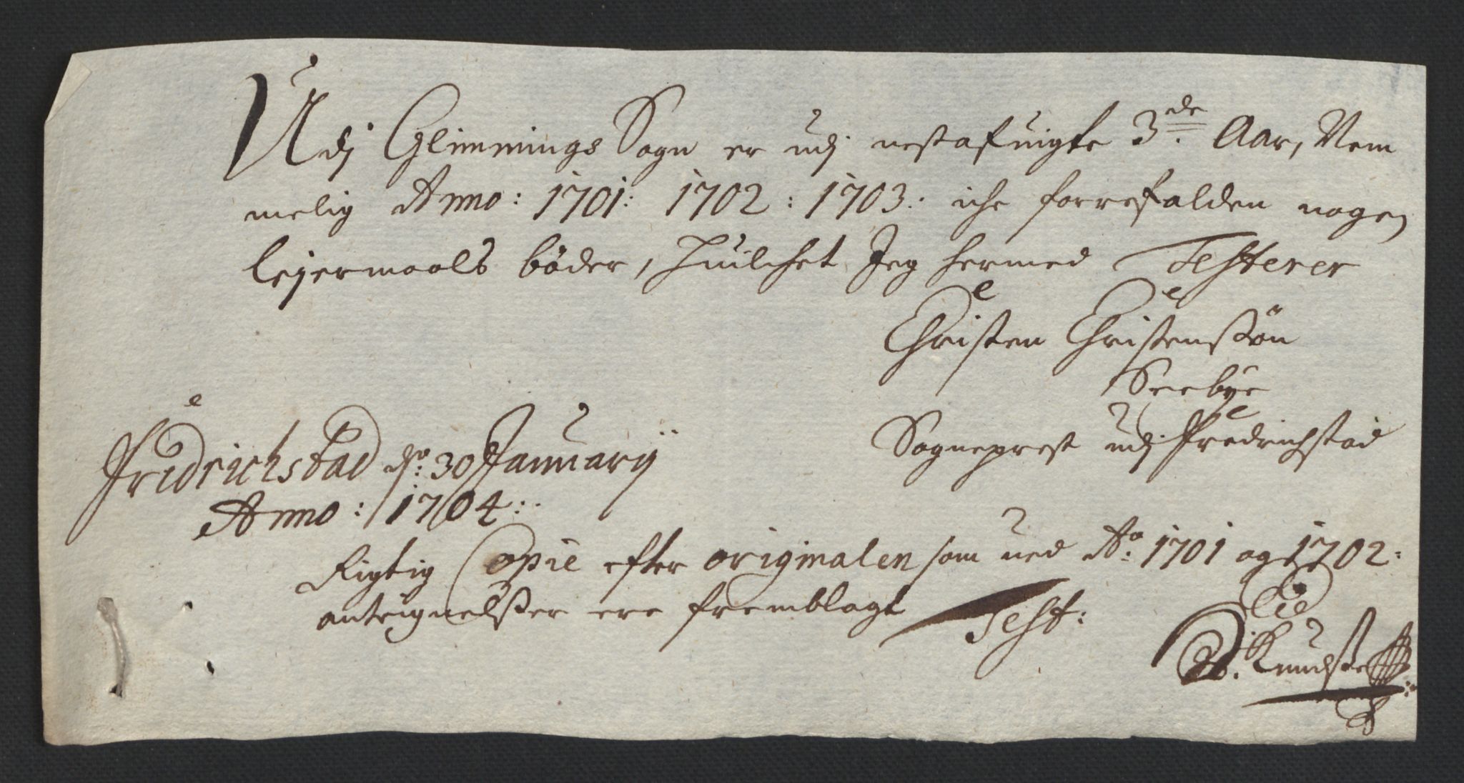 Rentekammeret inntil 1814, Reviderte regnskaper, Fogderegnskap, RA/EA-4092/R04/L0132: Fogderegnskap Moss, Onsøy, Tune, Veme og Åbygge, 1703-1704, s. 37