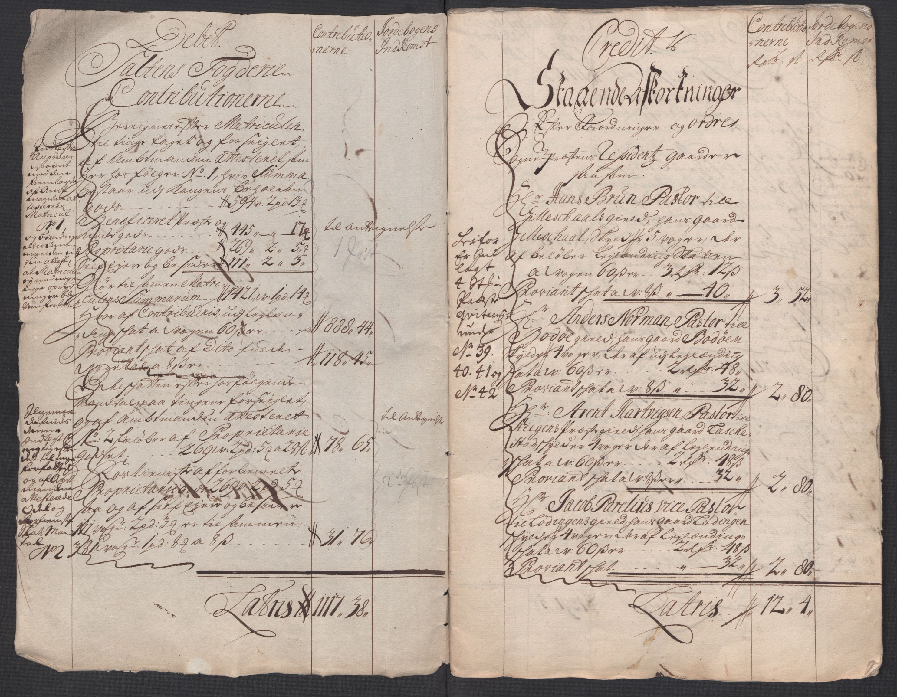 Rentekammeret inntil 1814, Reviderte regnskaper, Fogderegnskap, RA/EA-4092/R66/L4585: Fogderegnskap Salten, 1715, s. 5