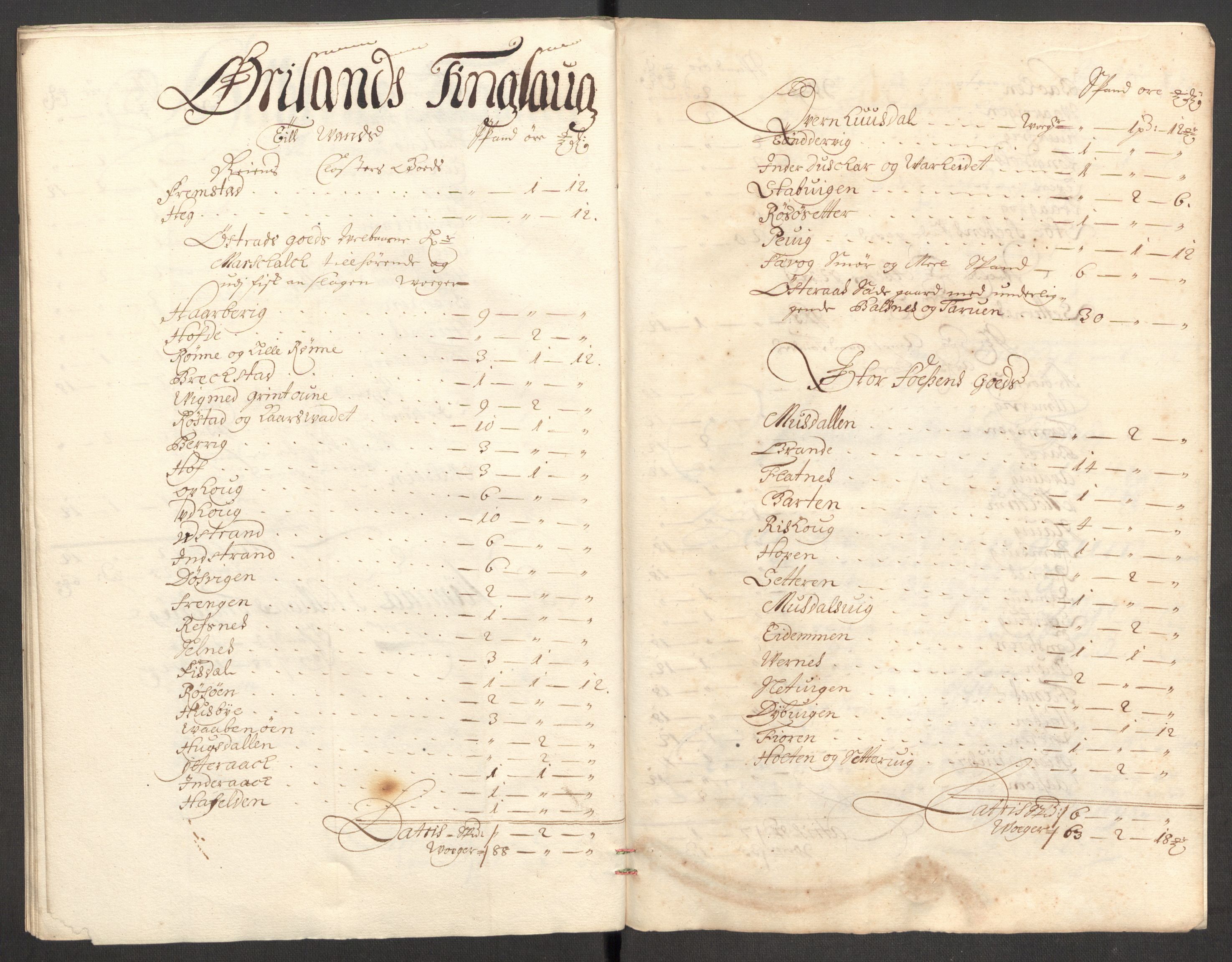 Rentekammeret inntil 1814, Reviderte regnskaper, Fogderegnskap, AV/RA-EA-4092/R57/L3853: Fogderegnskap Fosen, 1698-1699, s. 123