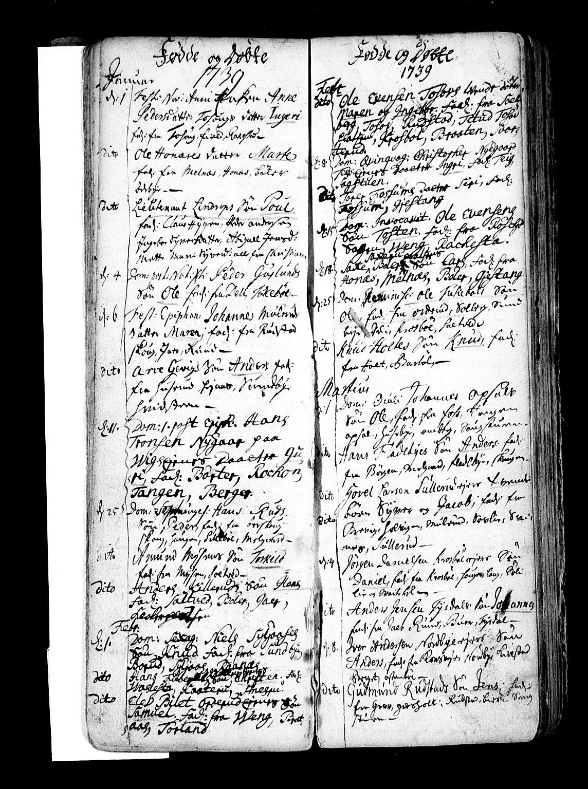 Enebakk prestekontor Kirkebøker, AV/SAO-A-10171c/F/Fa/L0001: Ministerialbok nr. I 1, 1719-1754