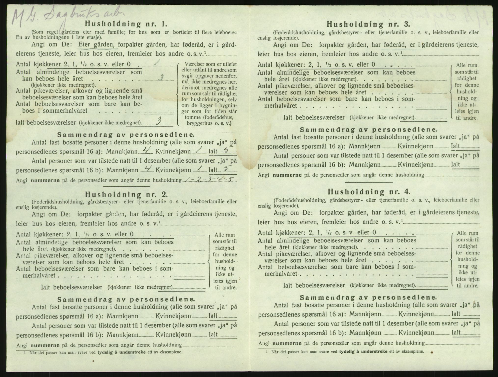 SAKO, Folketelling 1920 for 0726 Brunlanes herred, 1920, s. 1460