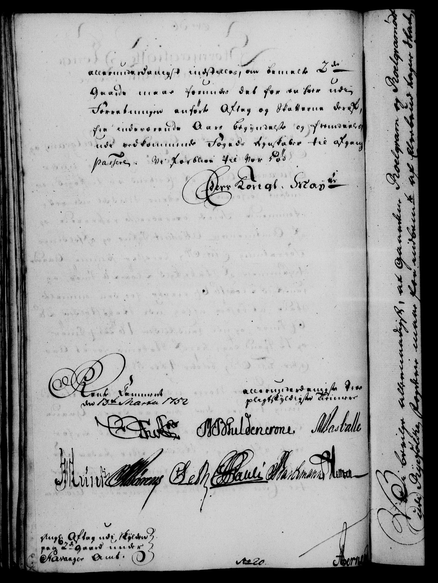 Rentekammeret, Kammerkanselliet, AV/RA-EA-3111/G/Gf/Gfa/L0034: Norsk relasjons- og resolusjonsprotokoll (merket RK 52.34), 1752, s. 177