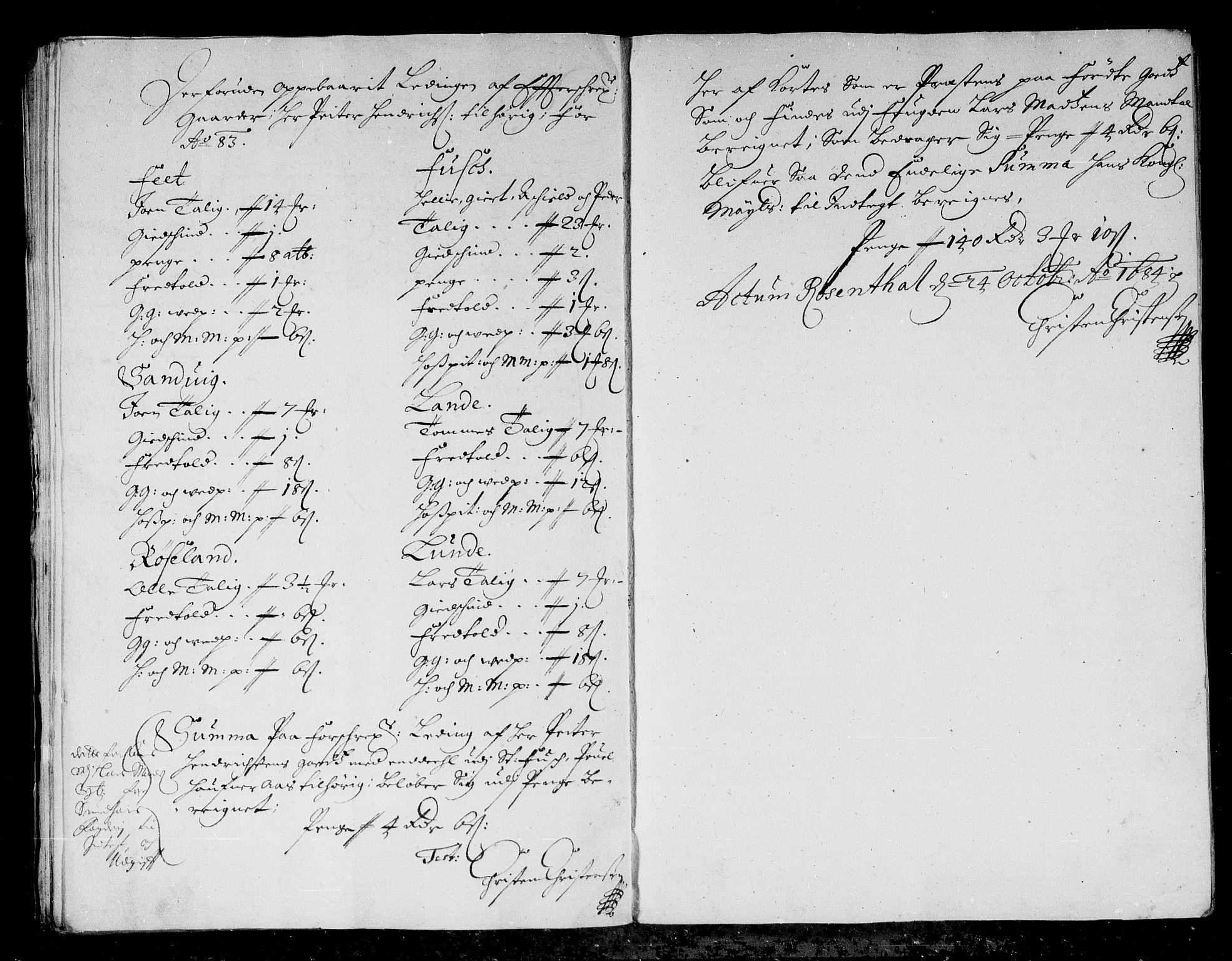 Rentekammeret inntil 1814, Reviderte regnskaper, Stiftamtstueregnskaper, Bergen stiftamt, AV/RA-EA-6043/R/Rc/L0070: Bergen stiftamt, 1683