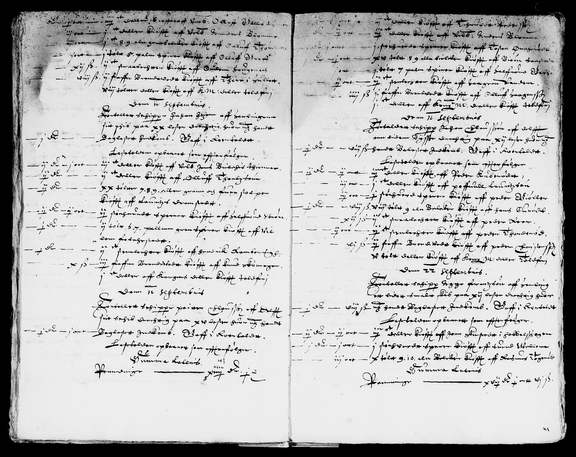 Rentekammeret inntil 1814, Reviderte regnskaper, Lensregnskaper, AV/RA-EA-5023/R/Rb/Rba/L0042: Akershus len, 1617-1618