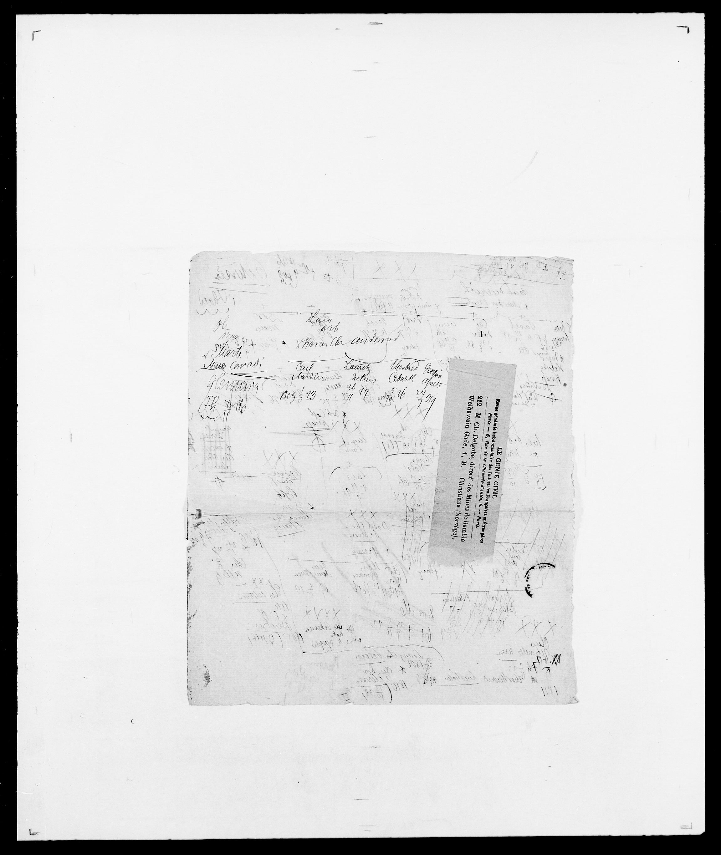 Delgobe, Charles Antoine - samling, SAO/PAO-0038/D/Da/L0021: Klagenberg - Kristoft, s. 249