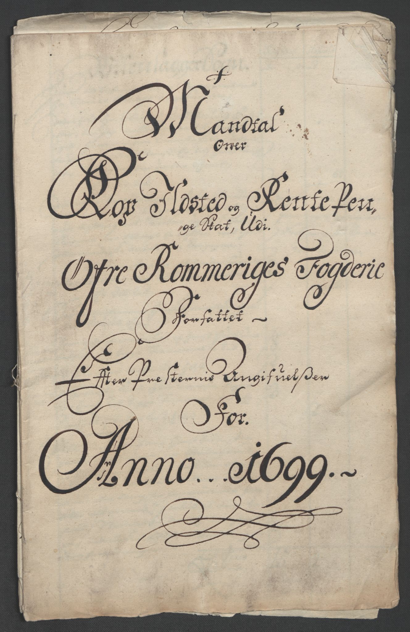 Rentekammeret inntil 1814, Reviderte regnskaper, Fogderegnskap, RA/EA-4092/R12/L0712: Fogderegnskap Øvre Romerike, 1700, s. 353