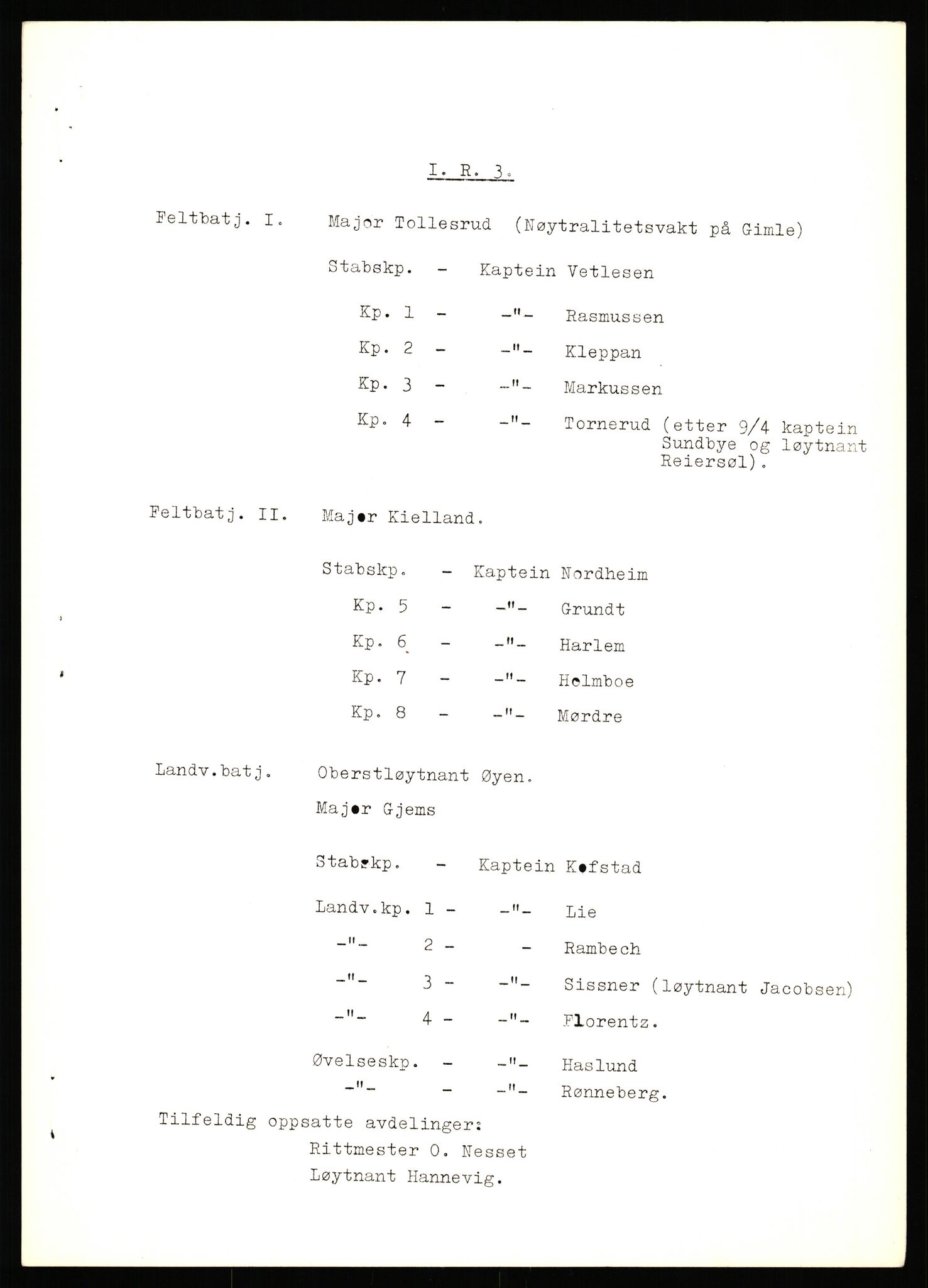 Forsvaret, Forsvarets krigshistoriske avdeling, AV/RA-RAFA-2017/Y/Yb/L0153: II-C-11-650  -  6. Divisjon: Bergartilleribataljon 3, 1940, s. 18