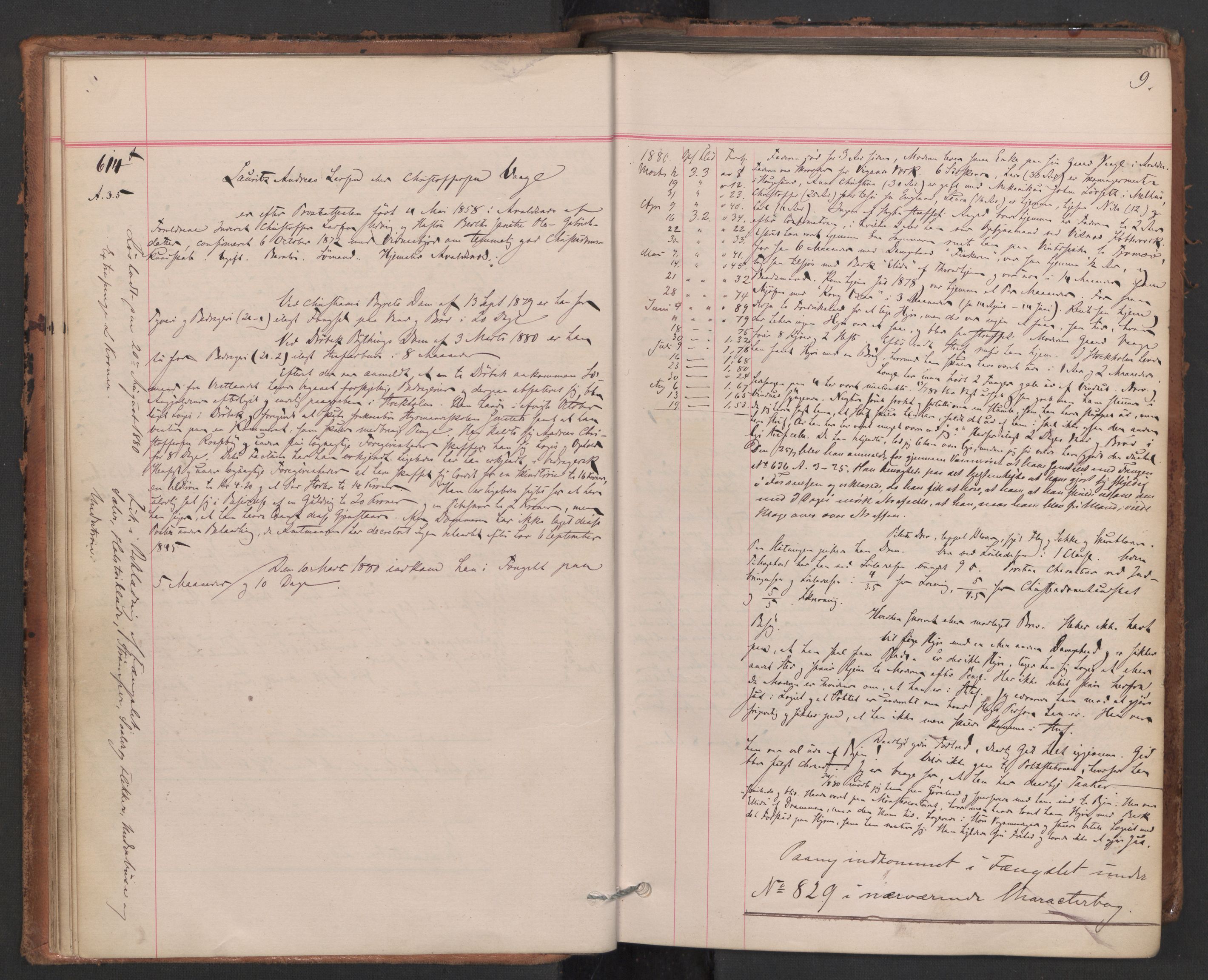 Botsfengslet, AV/RA-S-1539/D/Db/Dbb/L0019: 606f - 897f, 1880-1881, s. 9