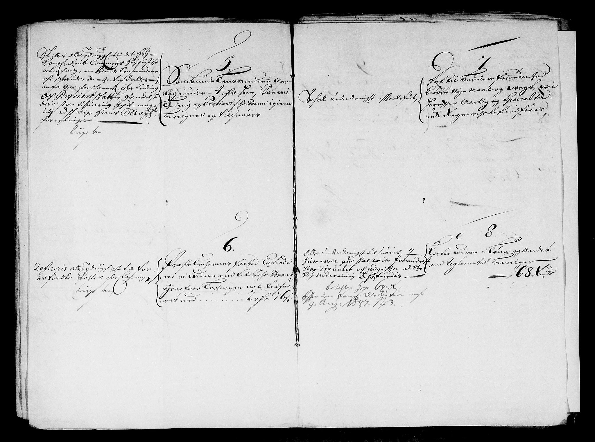 Rentekammeret inntil 1814, Reviderte regnskaper, Stiftamtstueregnskaper, Bergen stiftamt, AV/RA-EA-6043/R/Rc/L0083: Bergen stiftamt, 1685-1687