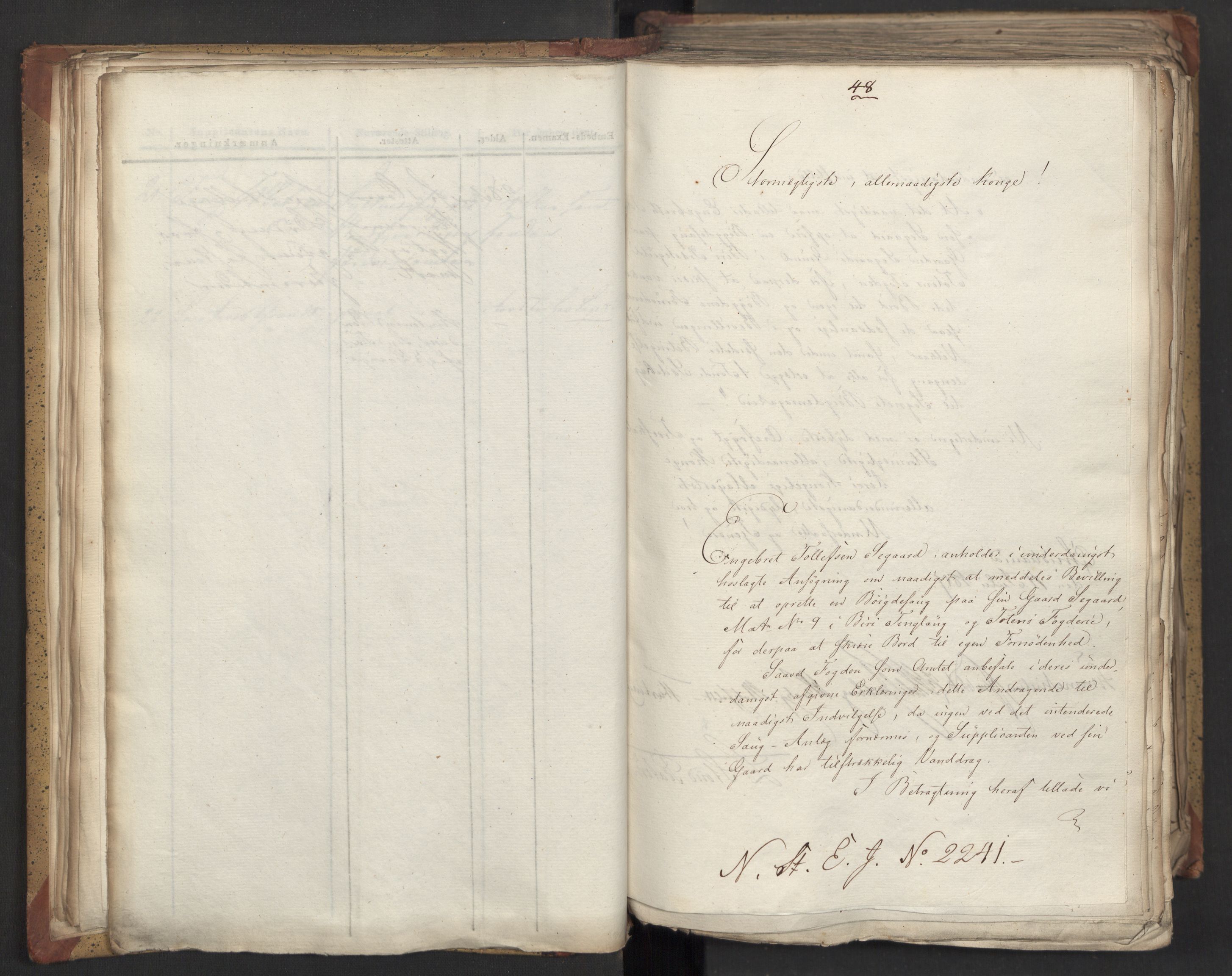 Statsrådsavdelingen i Stockholm, RA/S-1003/D/Da/L0010: Regjeringsinnstillinger nr. 2219-2392, 1817, s. 63