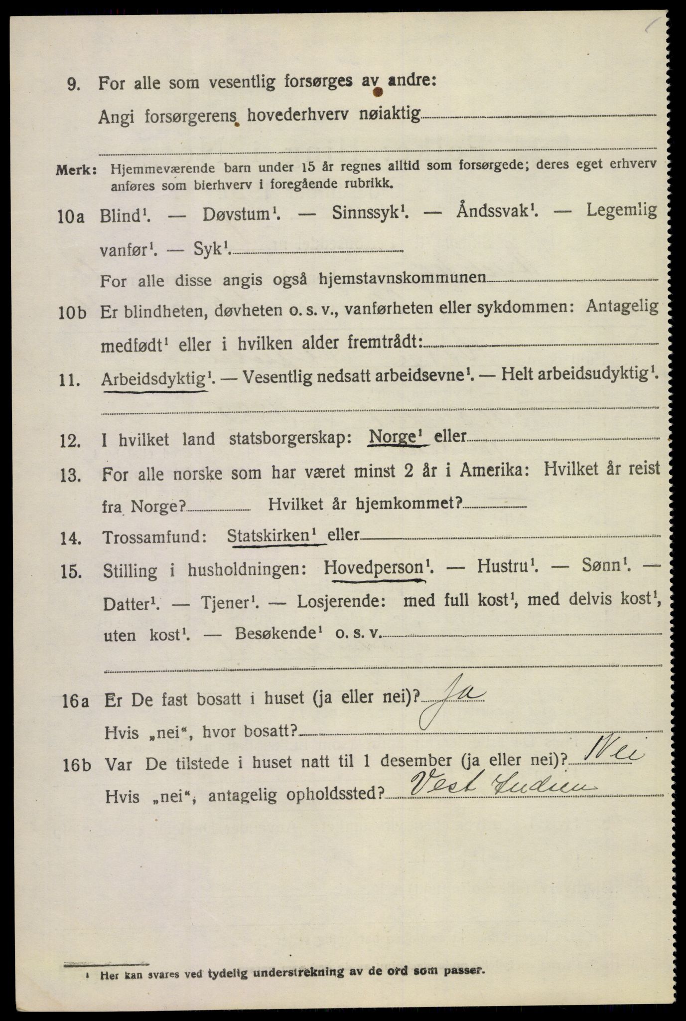 SAKO, Folketelling 1920 for 0719 Andebu herred, 1920, s. 5705