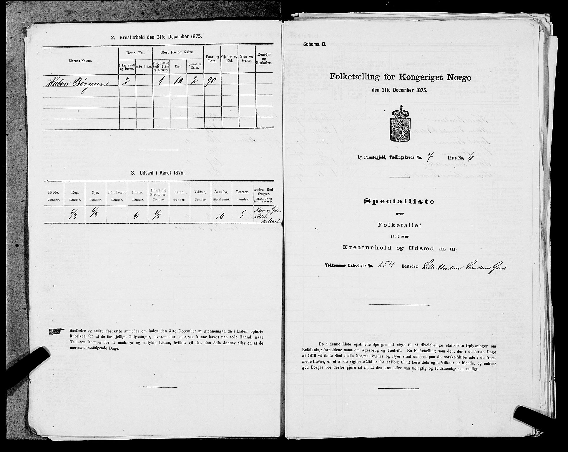 SAST, Folketelling 1875 for 1121P Lye prestegjeld, 1875, s. 482