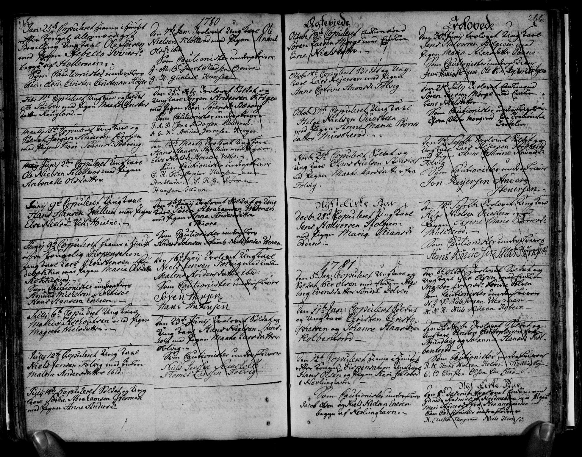 Brunlanes kirkebøker, AV/SAKO-A-342/F/Fa/L0001: Ministerialbok nr. I 1, 1766-1801, s. 265-266