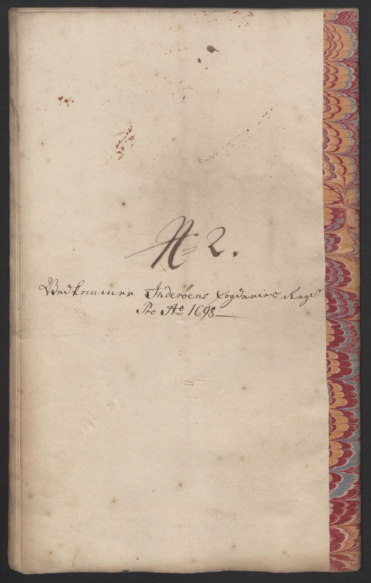 Rentekammeret inntil 1814, Reviderte regnskaper, Fogderegnskap, AV/RA-EA-4092/R63/L4310: Fogderegnskap Inderøy, 1698-1699, s. 102