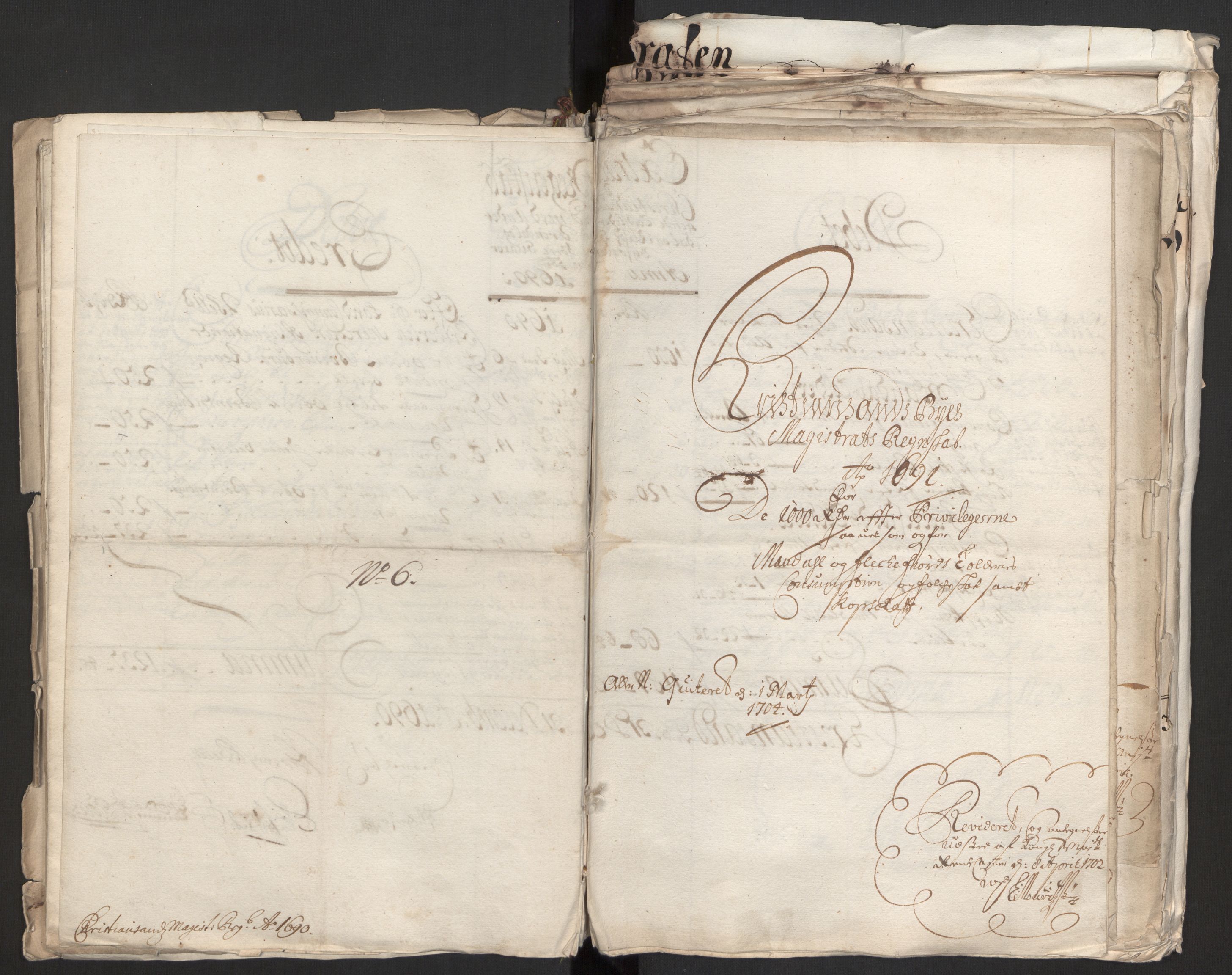 Rentekammeret inntil 1814, Reviderte regnskaper, Byregnskaper, AV/RA-EA-4066/R/Rm/L0258: [M1] Kontribusjonsregnskap, 1664-1700, s. 53