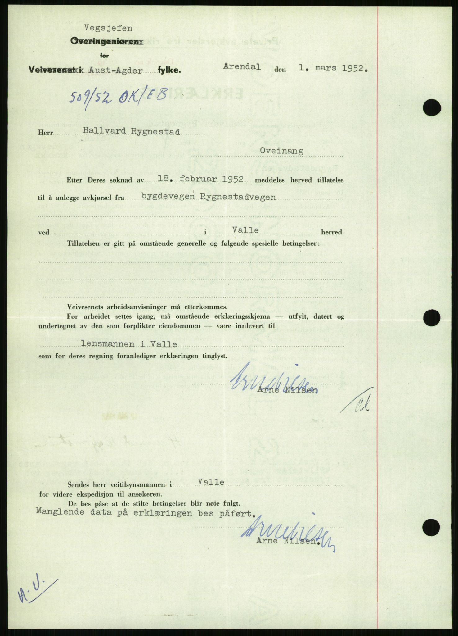 Setesdal sorenskriveri, SAK/1221-0011/G/Gb/L0050: Pantebok nr. B 38, 1949-1952, Dagboknr: 81/1952