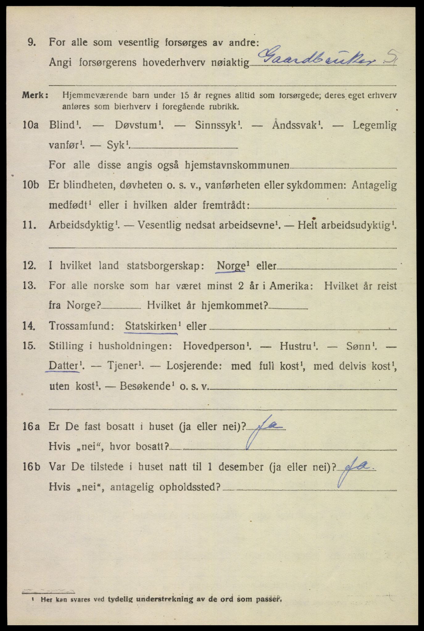 SAK, Folketelling 1920 for 1039 Herad herred, 1920, s. 1321