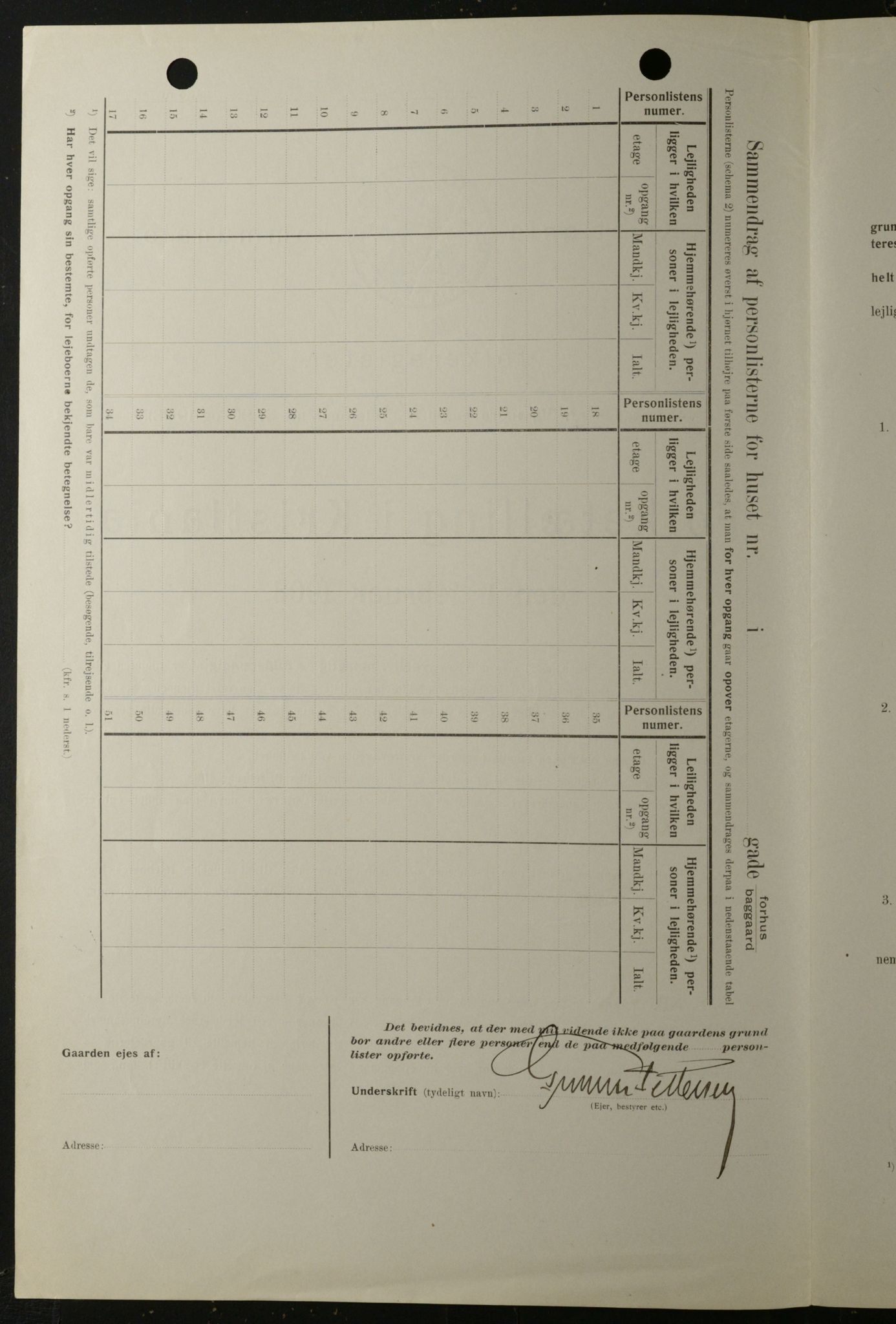 OBA, Kommunal folketelling 1.2.1908 for Kristiania kjøpstad, 1908, s. 52327