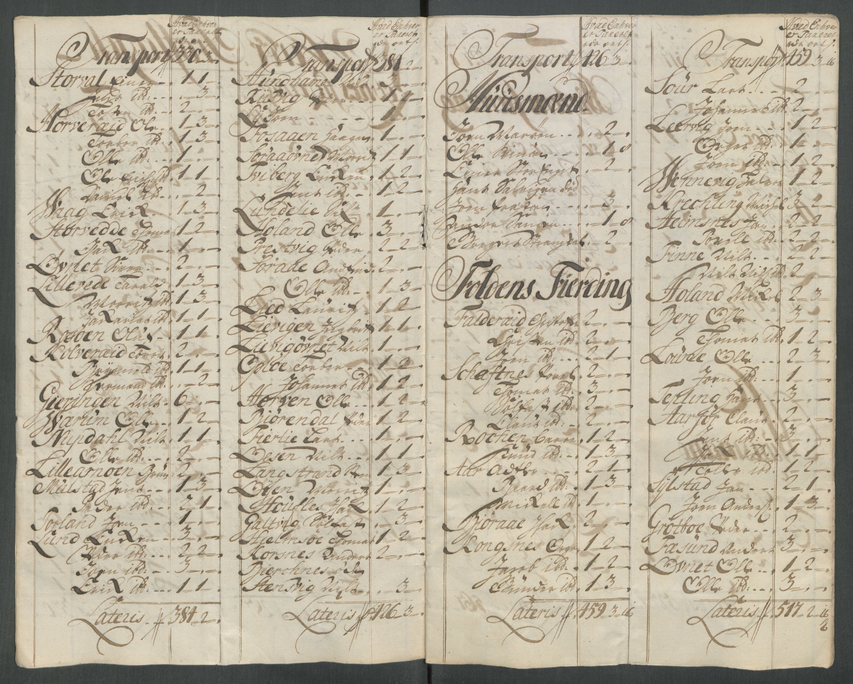 Rentekammeret inntil 1814, Reviderte regnskaper, Fogderegnskap, RA/EA-4092/R64/L4438: Fogderegnskap Namdal, 1717, s. 127