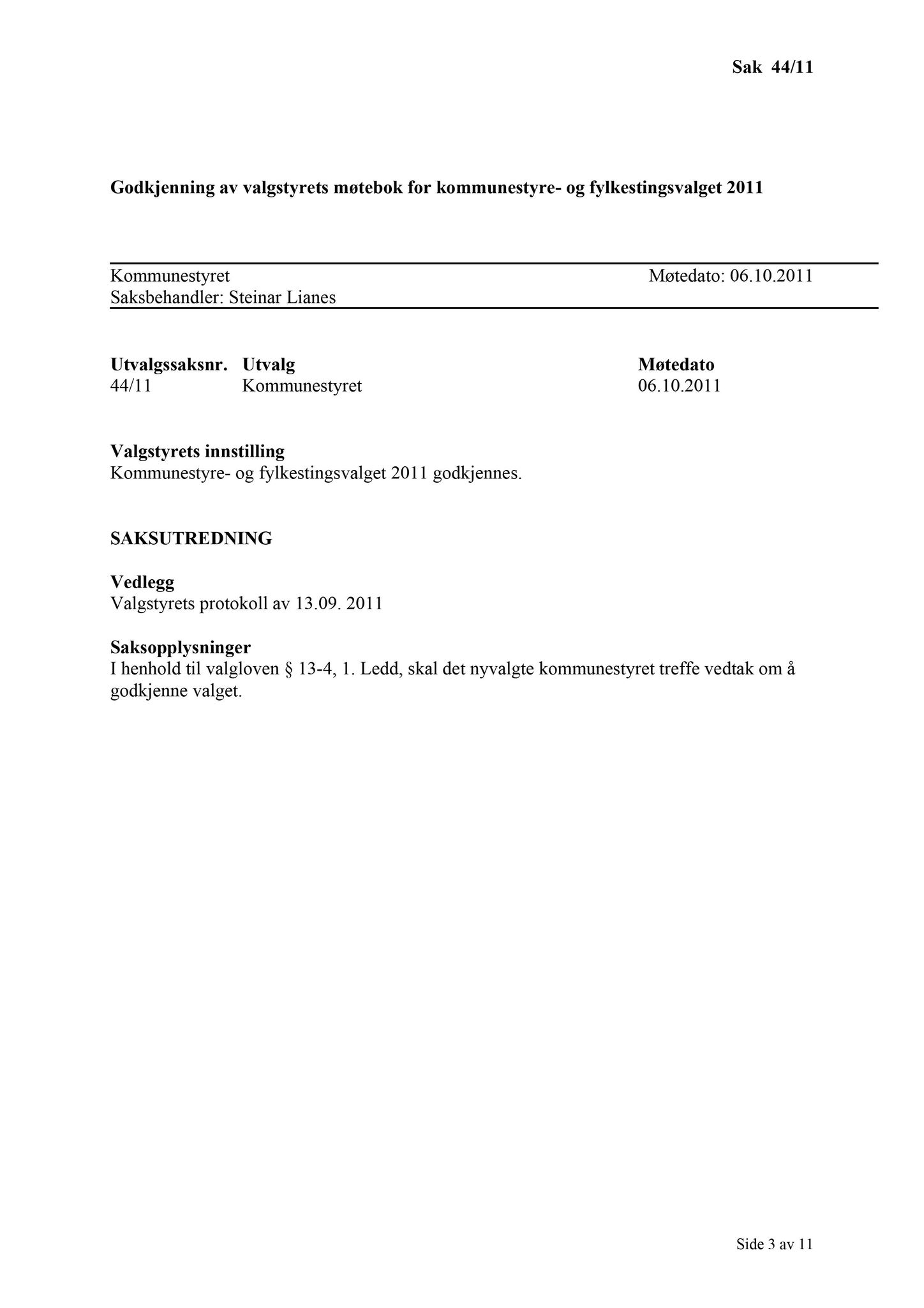 Klæbu Kommune, TRKO/KK/01-KS/L004: Kommunestyret - Møtedokumenter, 2011, s. 1890