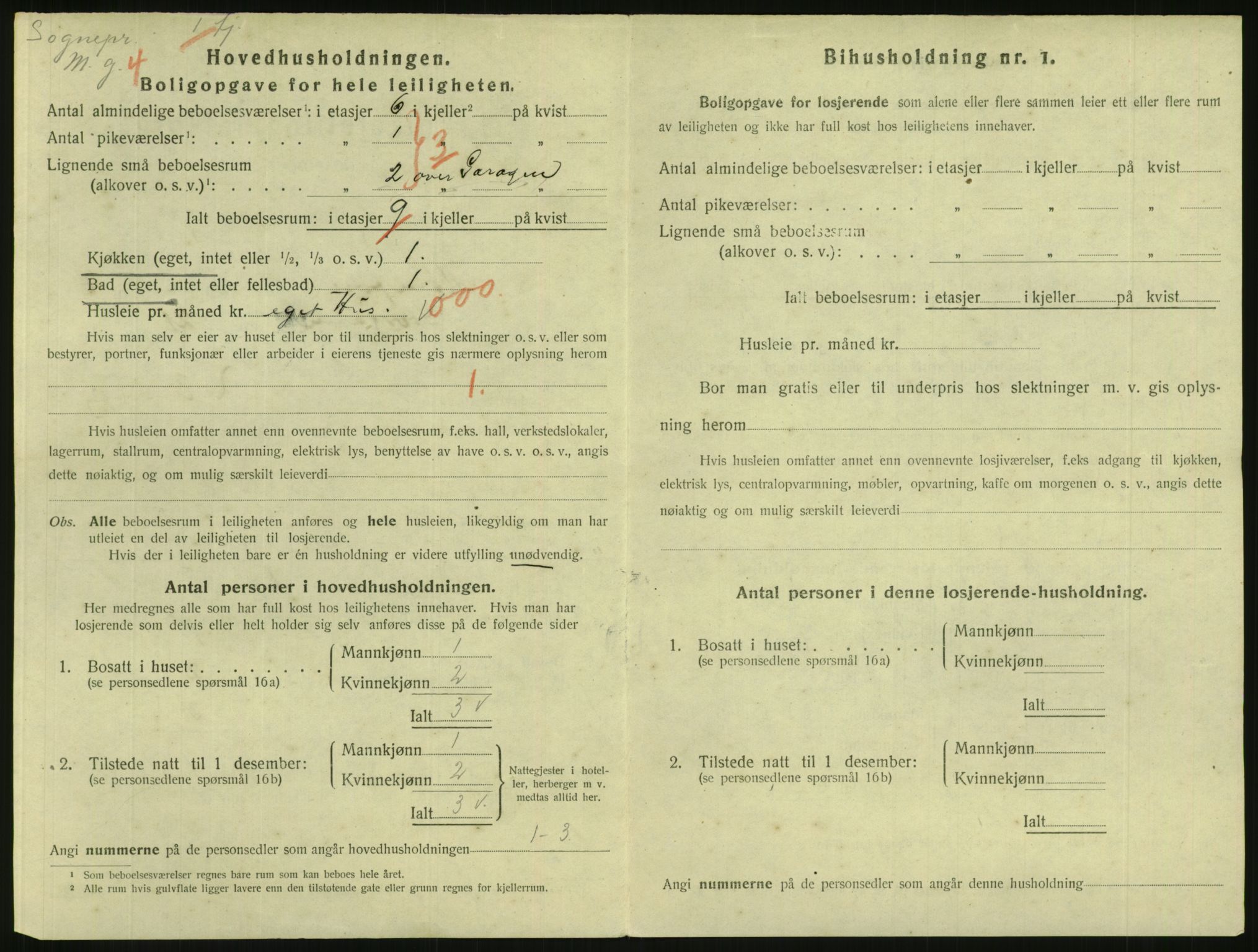 SAKO, Folketelling 1920 for 0601 Hønefoss kjøpstad, 1920, s. 1665