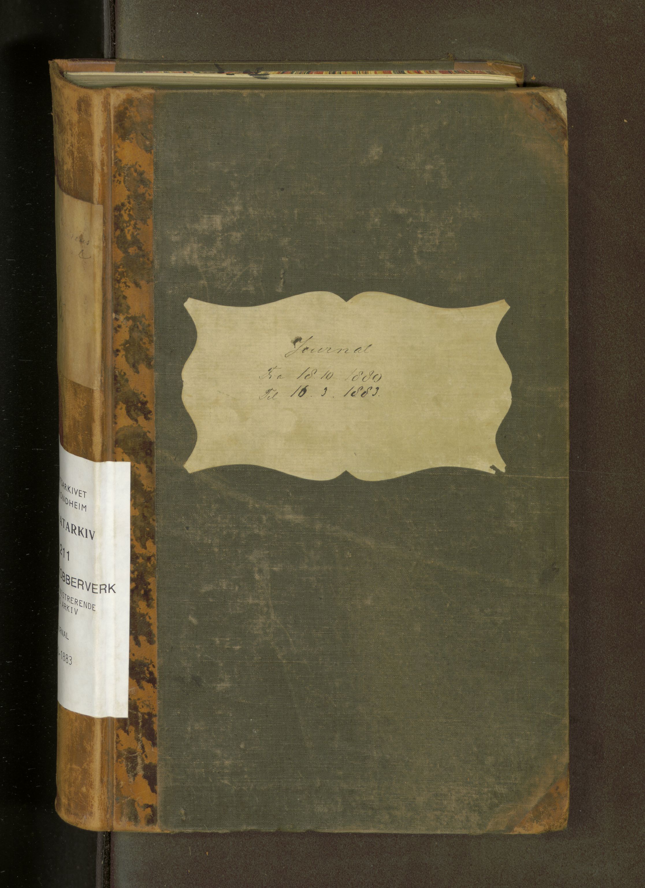 Røros kobberverk, SAT/PA-0211/1/38/L0064: 2.12 Direktørens journal, 1880-1883