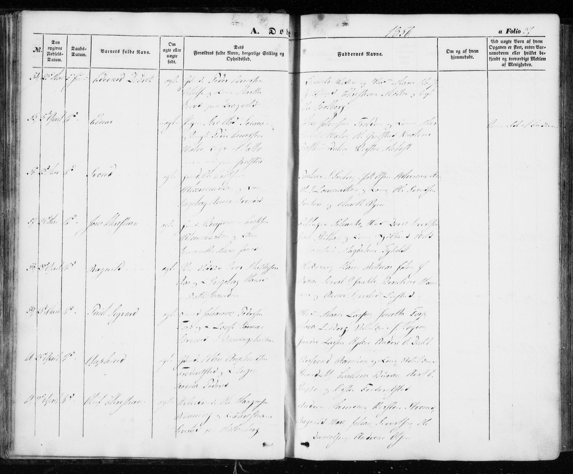 Ministerialprotokoller, klokkerbøker og fødselsregistre - Sør-Trøndelag, AV/SAT-A-1456/606/L0291: Ministerialbok nr. 606A06, 1848-1856, s. 37