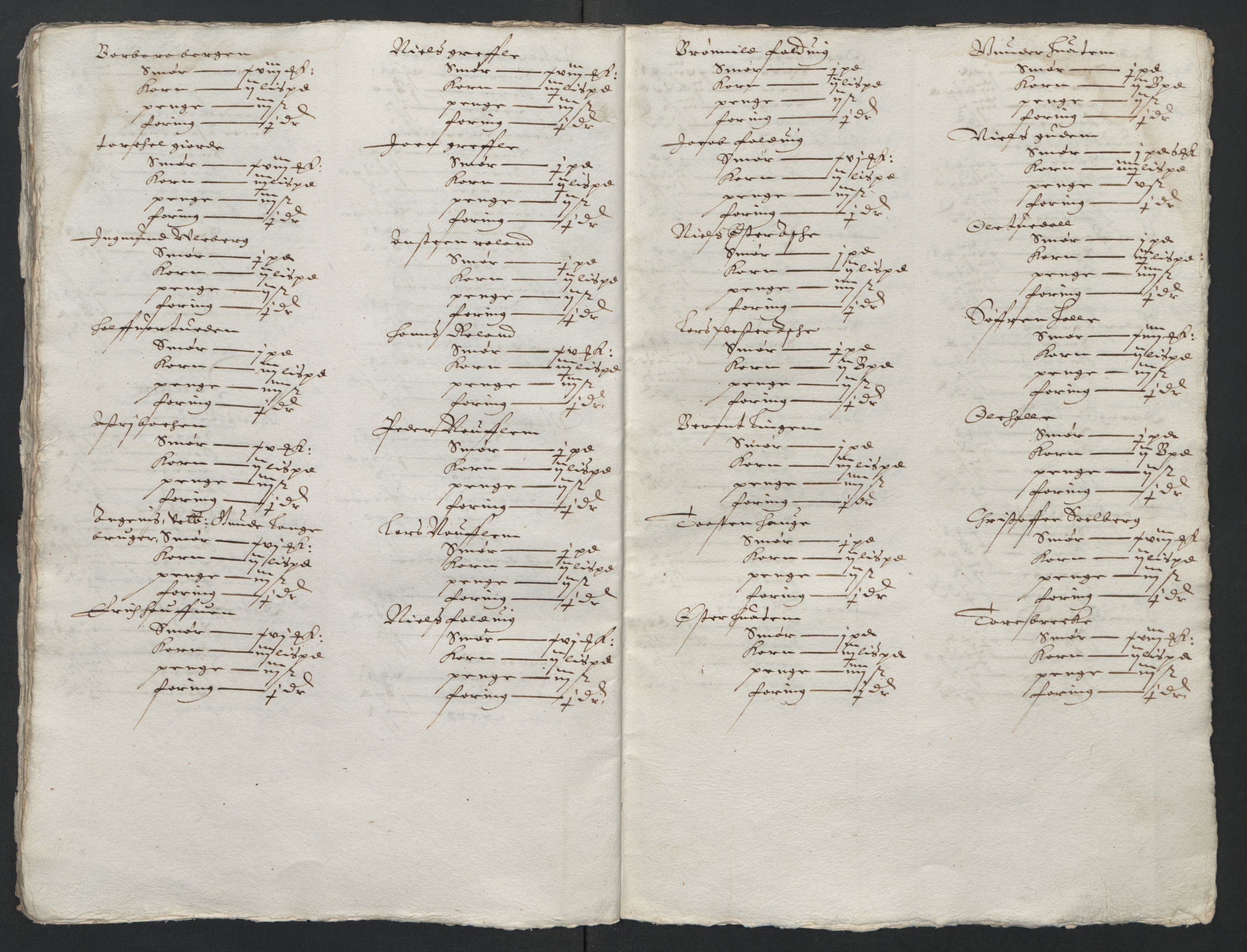 Rentekammeret inntil 1814, Reviderte regnskaper, Lensregnskaper, AV/RA-EA-5023/R/Rb/Rbl/L0008: Brunla len, 1641-1644