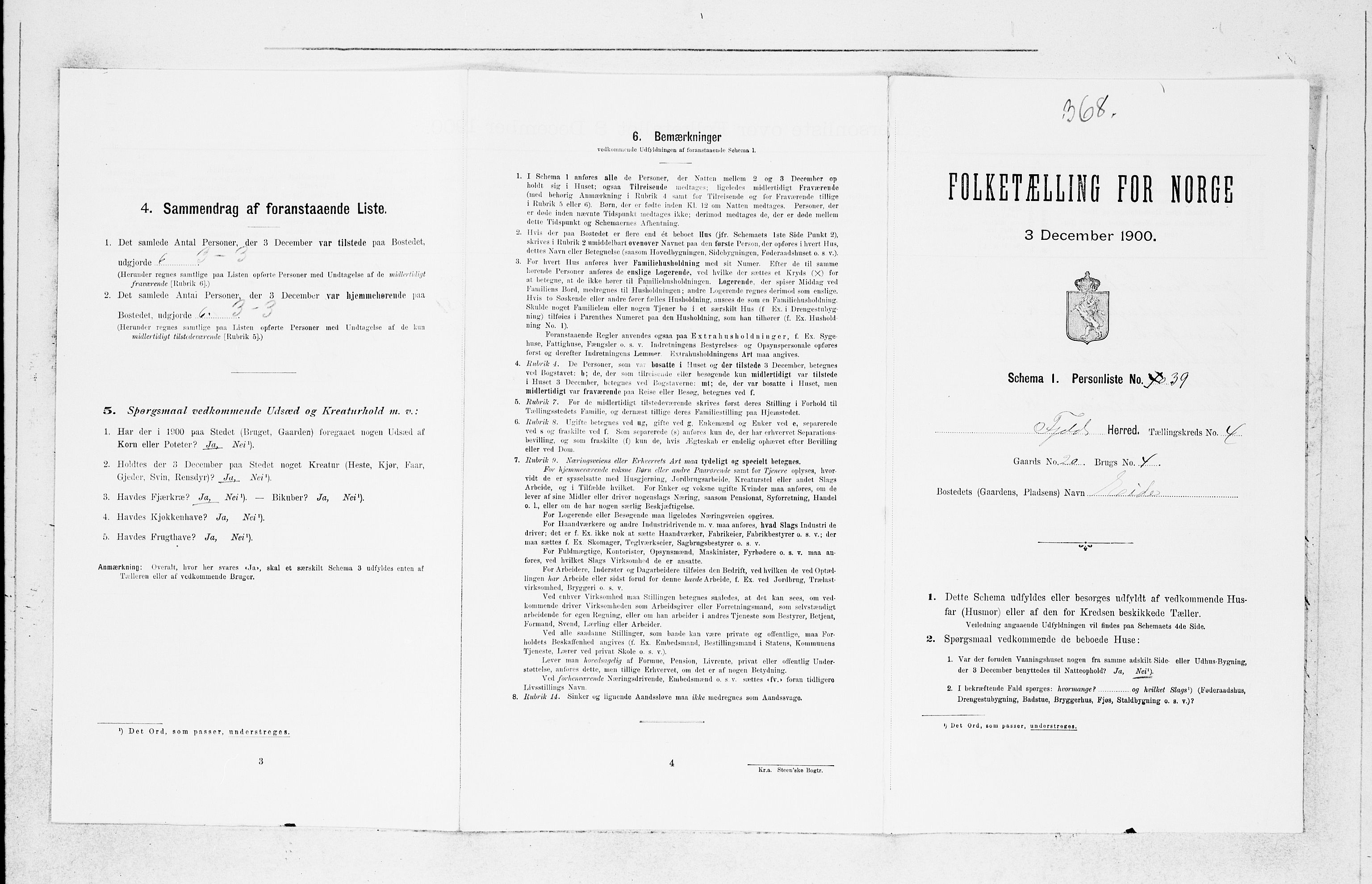 SAB, Folketelling 1900 for 1246 Fjell herred, 1900, s. 512