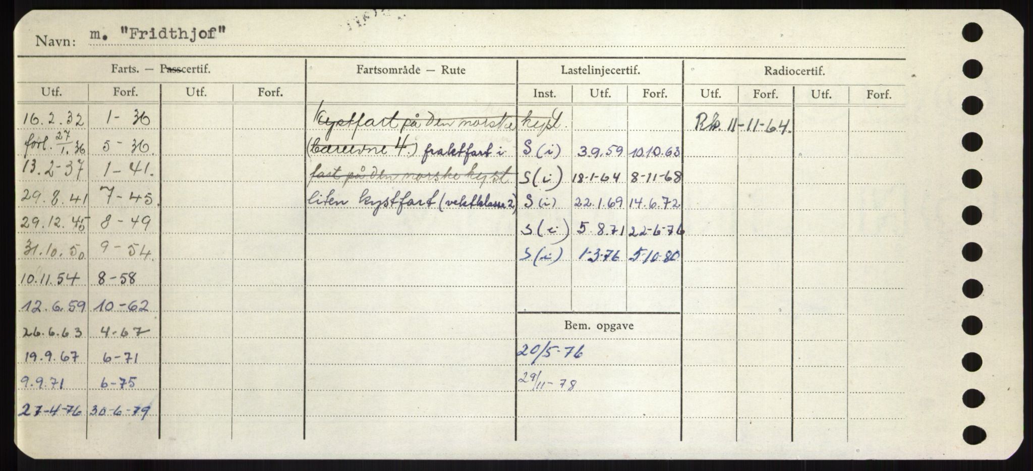 Sjøfartsdirektoratet med forløpere, Skipsmålingen, RA/S-1627/H/Hd/L0011: Fartøy, Fla-Får, s. 426