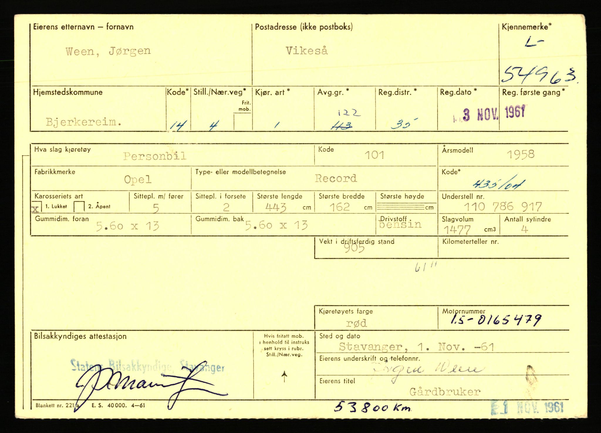 Stavanger trafikkstasjon, AV/SAST-A-101942/0/F/L0054: L-54200 - L-55699, 1930-1971, s. 1575