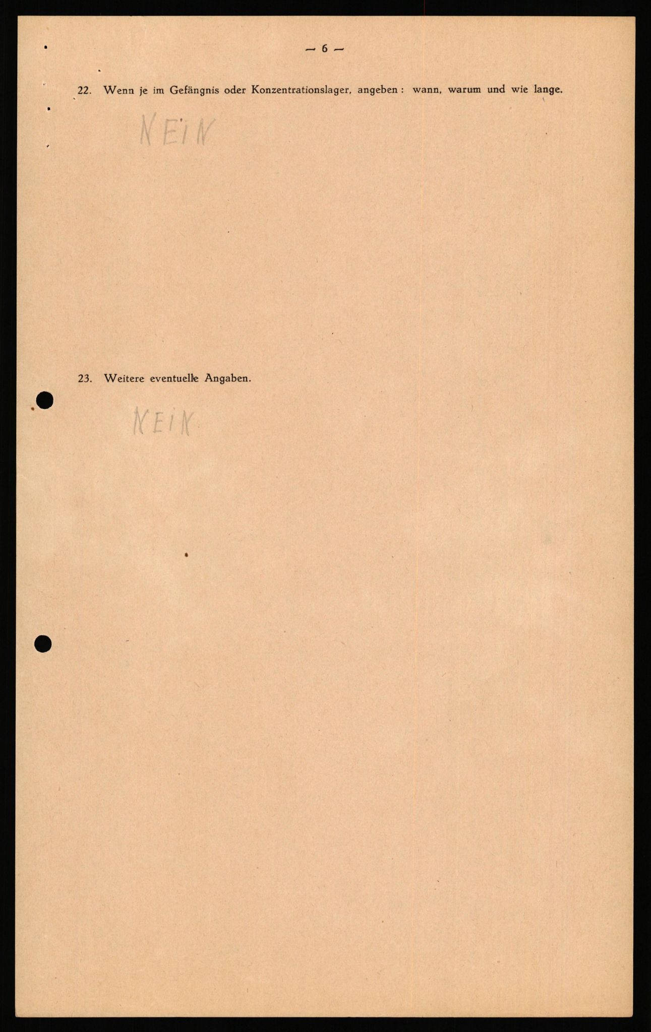 Forsvaret, Forsvarets overkommando II, AV/RA-RAFA-3915/D/Db/L0041: CI Questionaires.  Diverse nasjonaliteter., 1945-1946, s. 124