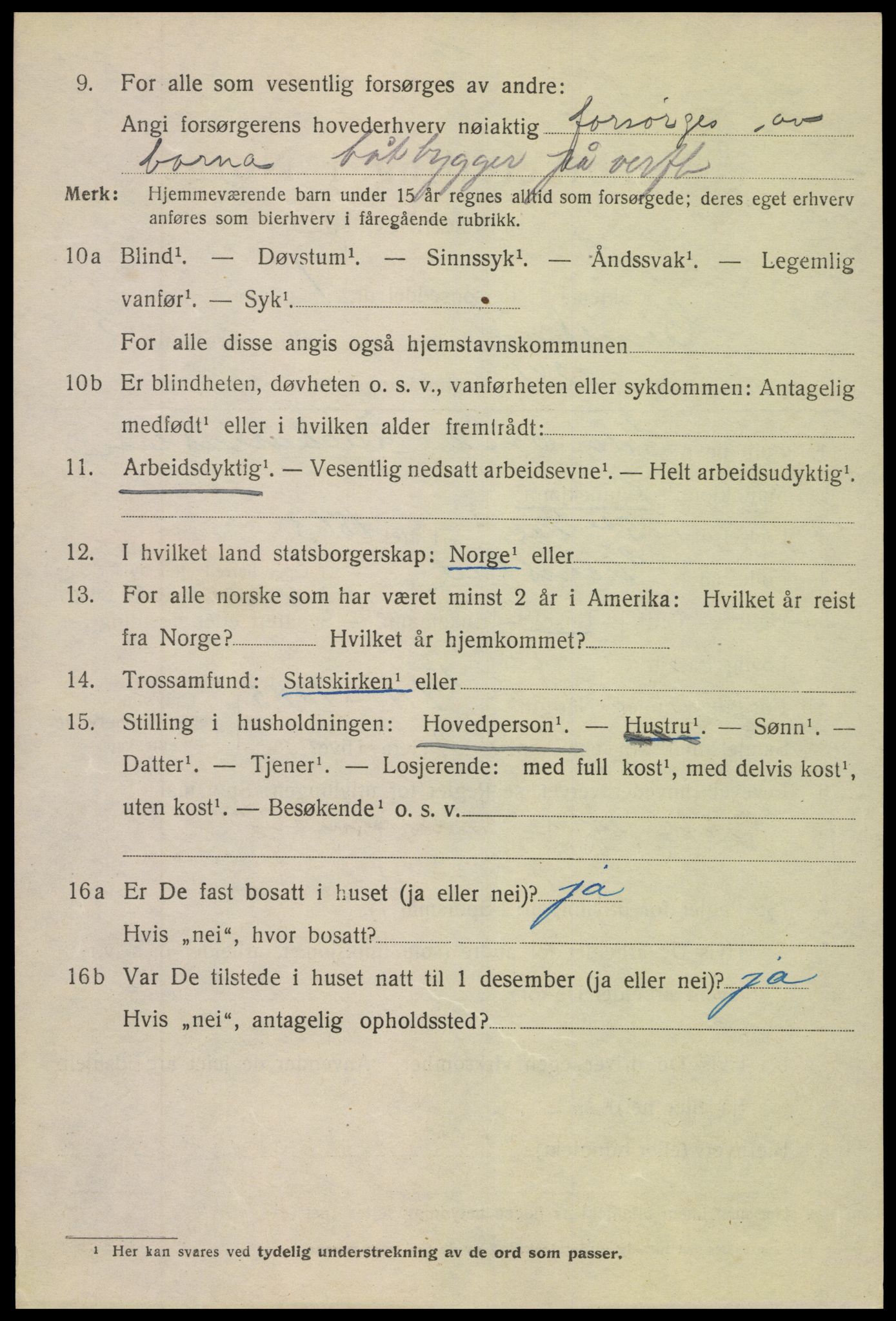 SAK, Folketelling 1920 for 0904 Grimstad kjøpstad, 1920, s. 7204