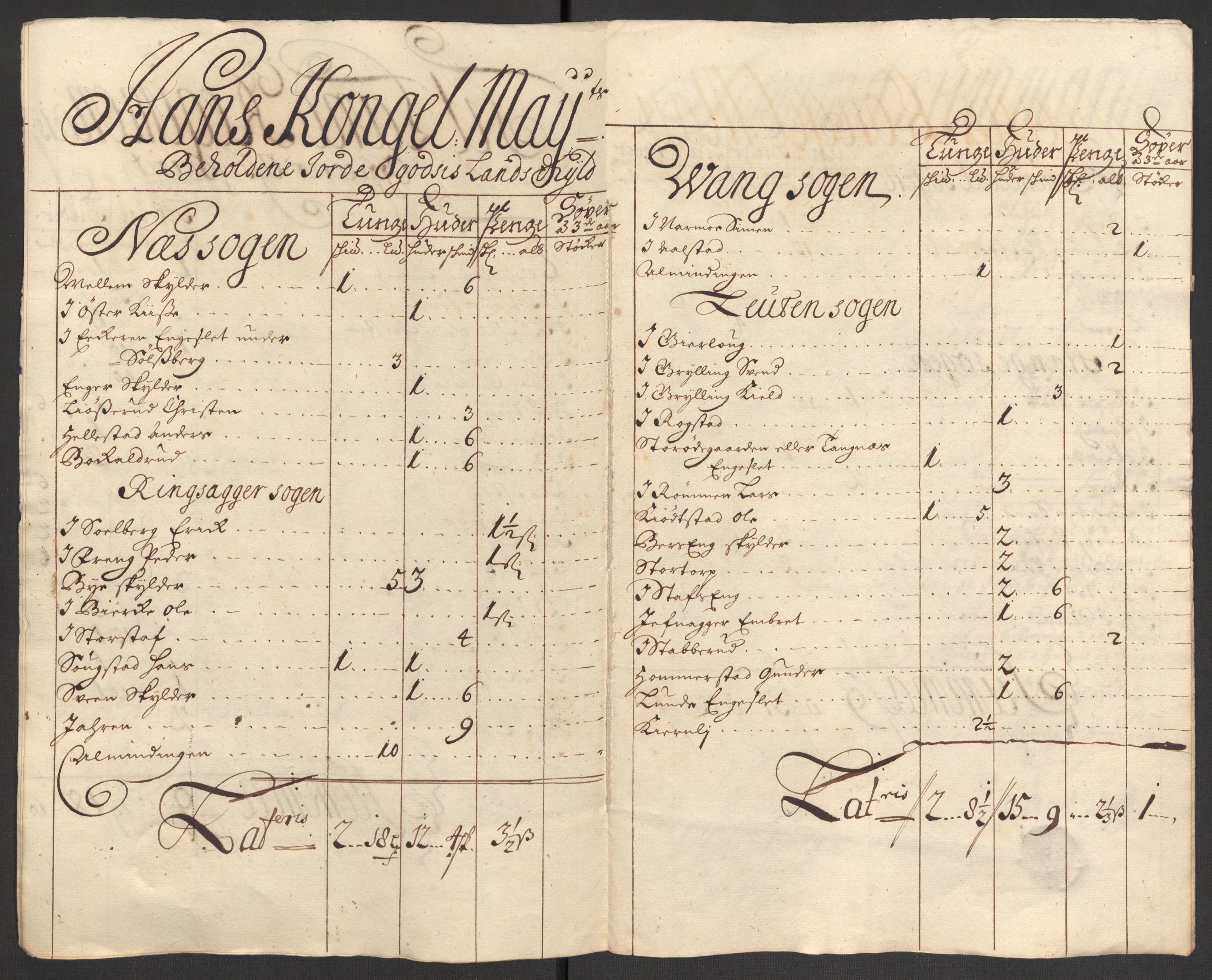 Rentekammeret inntil 1814, Reviderte regnskaper, Fogderegnskap, RA/EA-4092/R16/L1042: Fogderegnskap Hedmark, 1705, s. 32