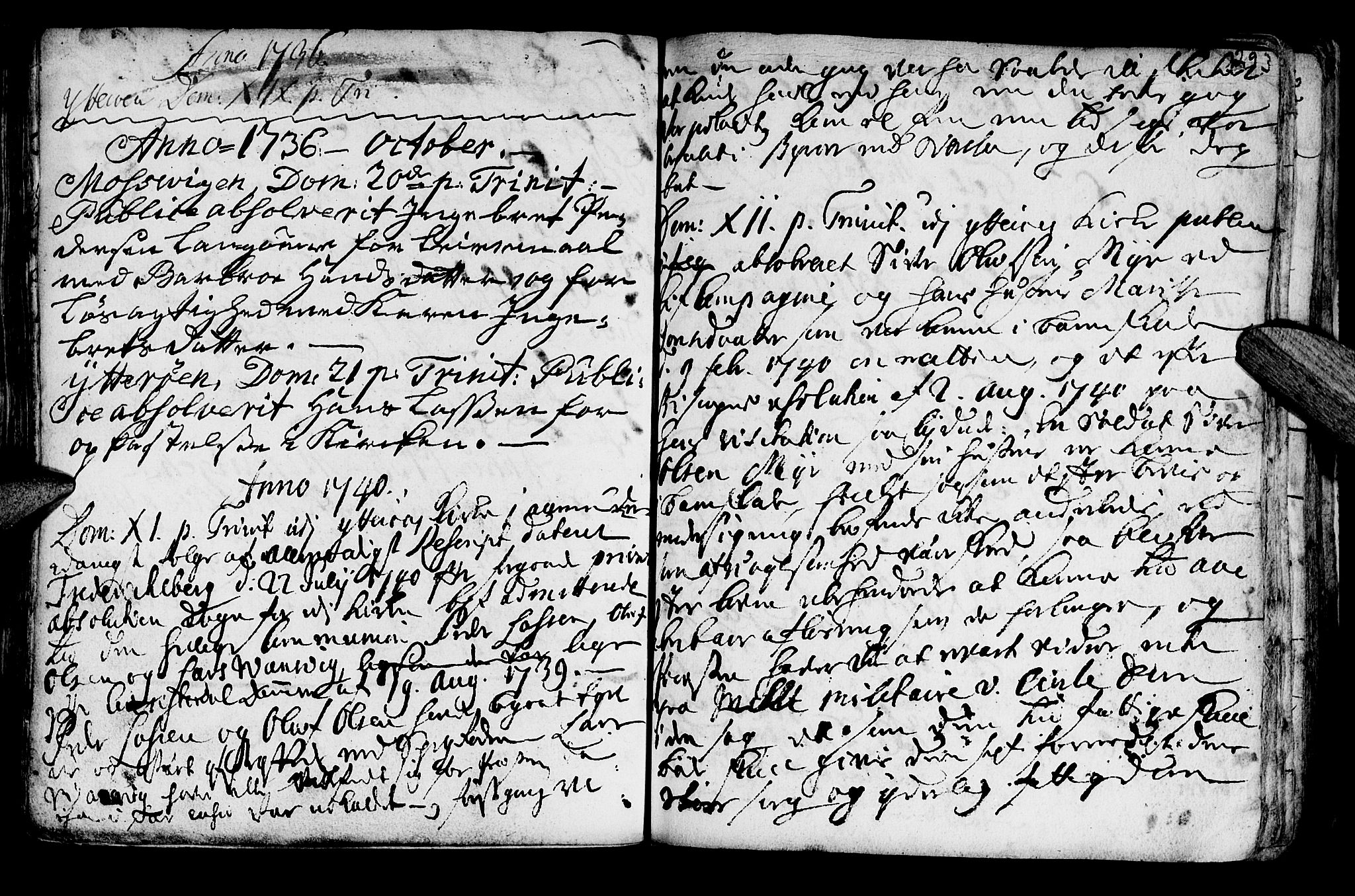 Ministerialprotokoller, klokkerbøker og fødselsregistre - Nord-Trøndelag, AV/SAT-A-1458/722/L0215: Ministerialbok nr. 722A02, 1718-1755, s. 293