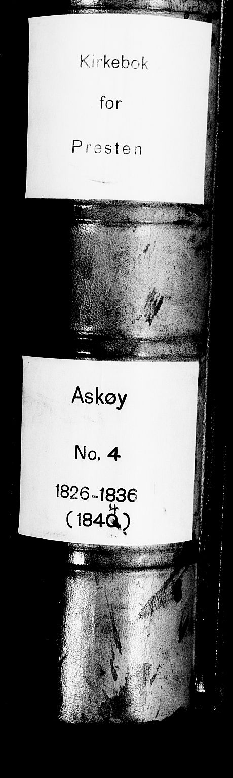 Askøy Sokneprestembete, SAB/A-74101/H/Ha/Haa/Haaa/L0004: Ministerialbok nr. A 4, 1825-1845