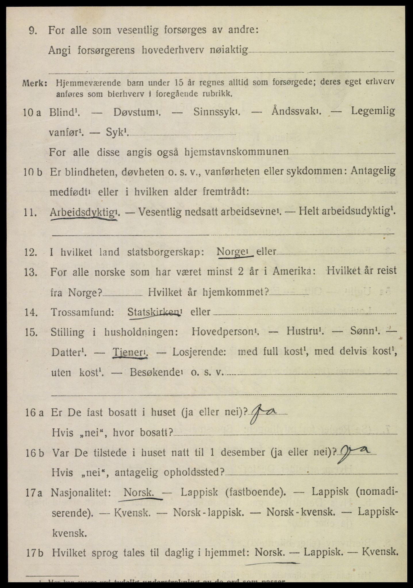 SAT, Folketelling 1920 for 1736 Snåsa herred, 1920, s. 2405