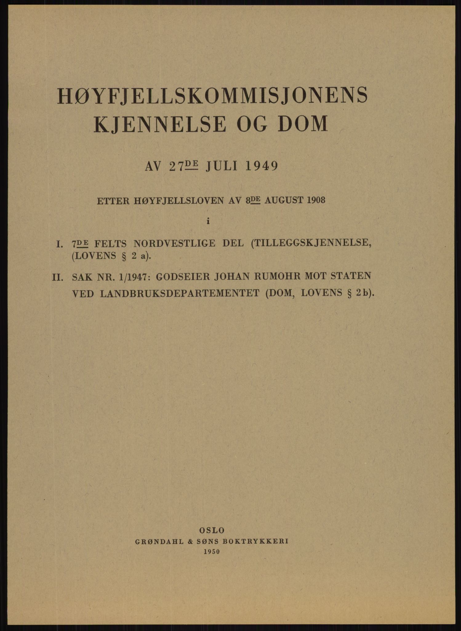 Høyfjellskommisjonen, RA/S-1546/X/Xa/L0001: Nr. 1-33, 1909-1953, s. 3247